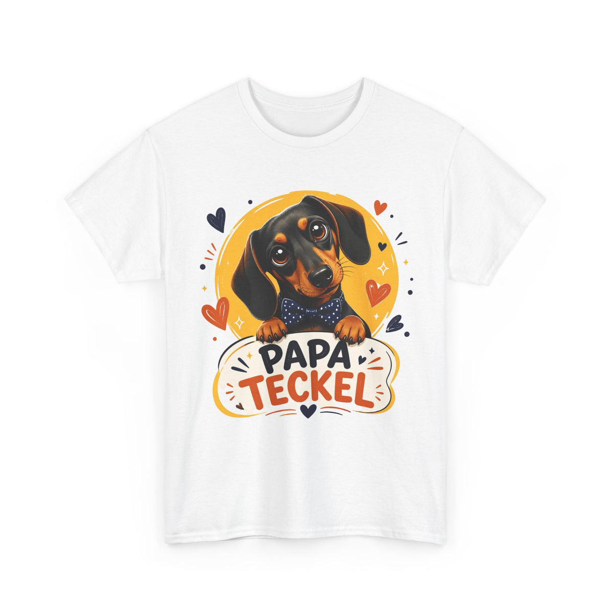 T-Shirt Homme Teckel – Papa Teckel Cadeau
