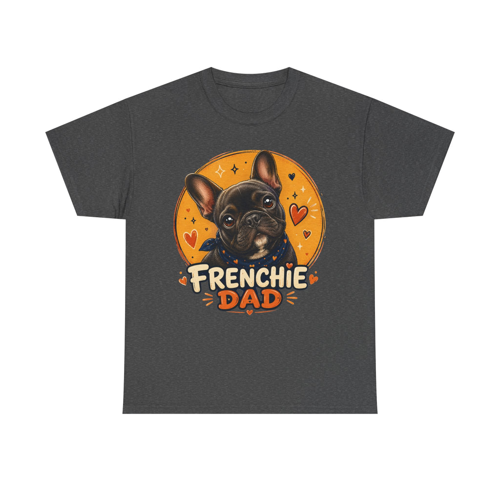T-Shirt Homme Bouledogue Français – Papa Frenchie Graphique