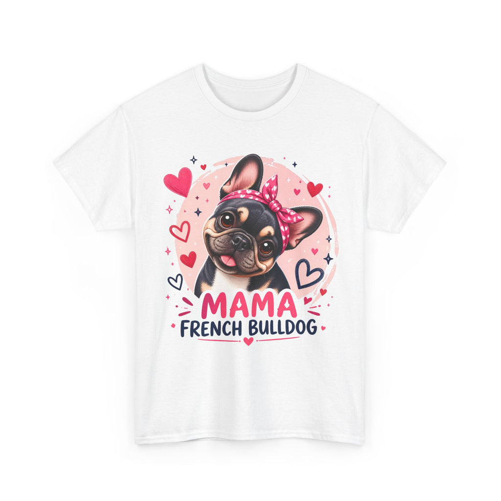 T-Shirt Femme Bouledogue Français – Mama Frenchie Graphique