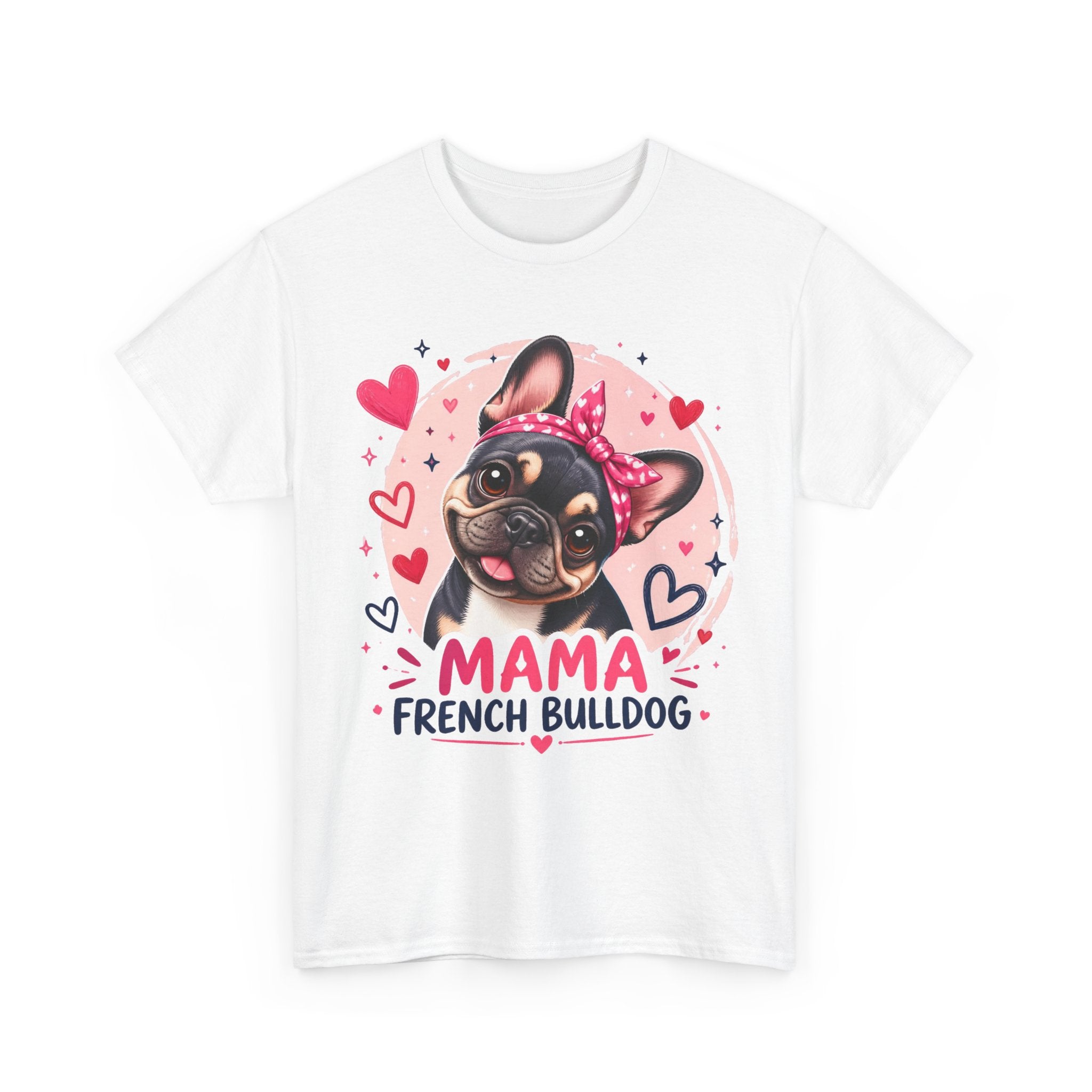 T-Shirt Femme Bouledogue Français – Mama Frenchie Graphique