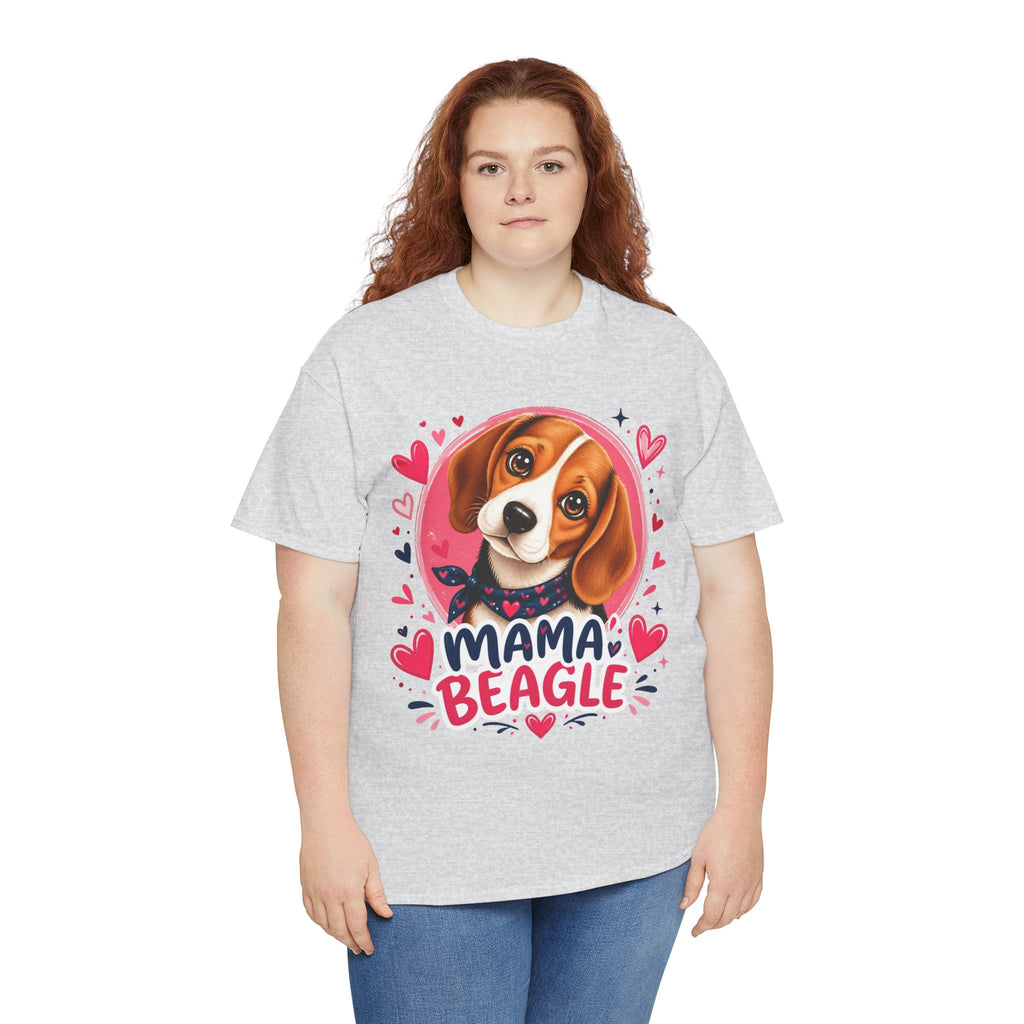 T-Shirt Femme Beagle – Maman Beagle Graphique