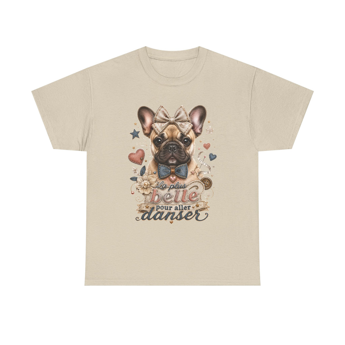 T-Shirt Femme Bouledogue Français – La Plus Belle Pour Danser