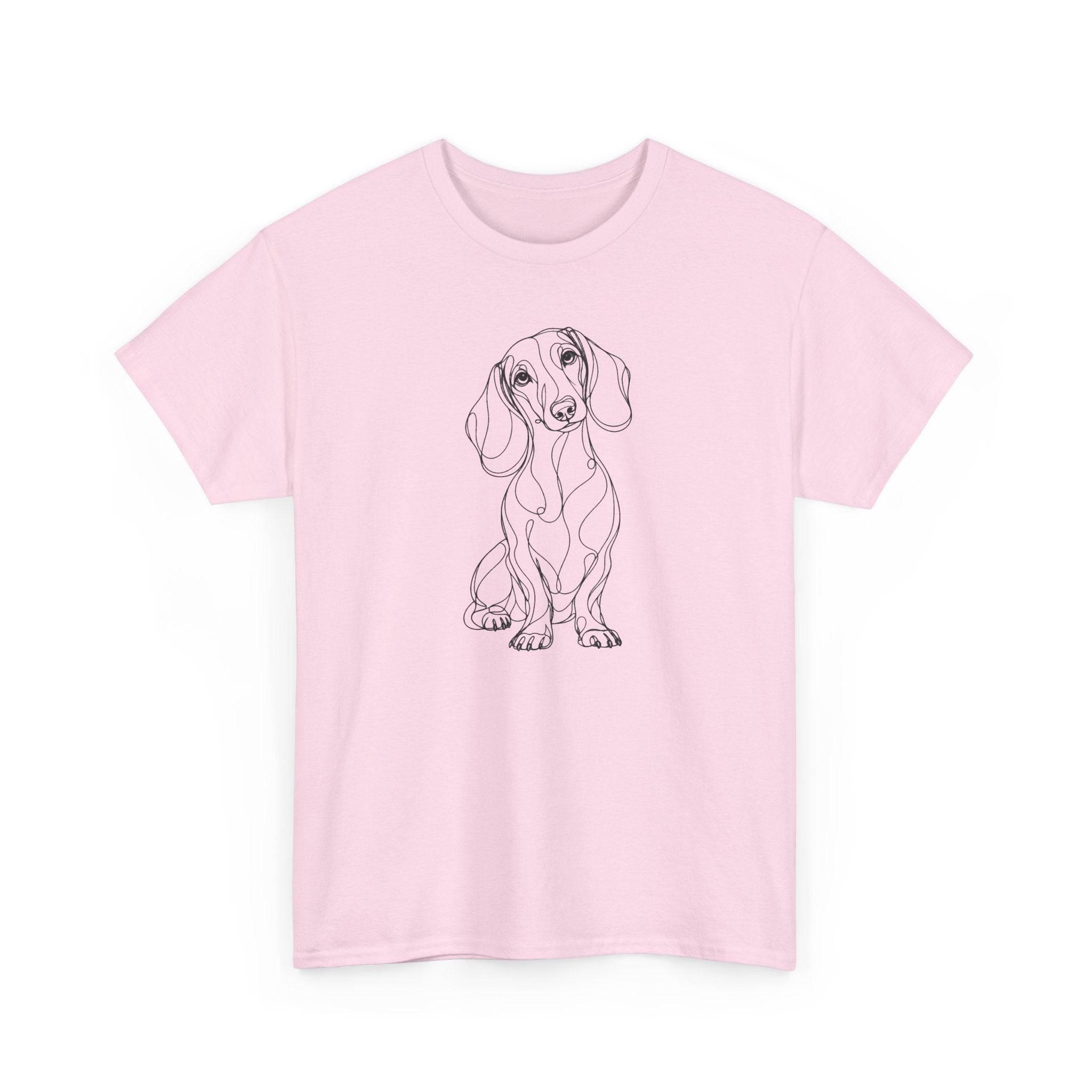 T-Shirt Teckel – Illustration Trait Recto Verso