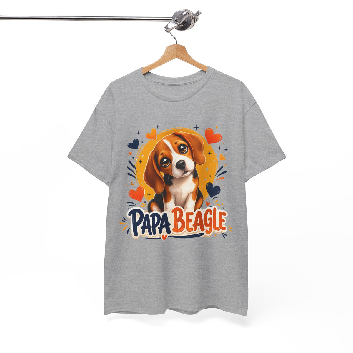 T-Shirt Homme Beagle – Papa Beagle Cadeau Fête des Pères