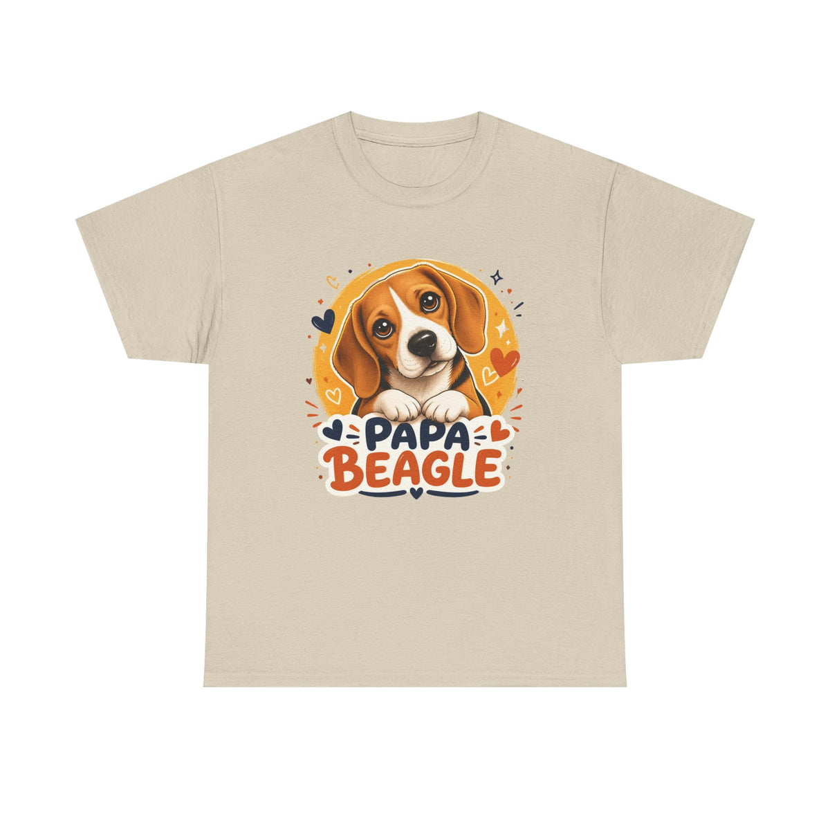 T-Shirt Homme Beagle – Papa Beagle Graphique