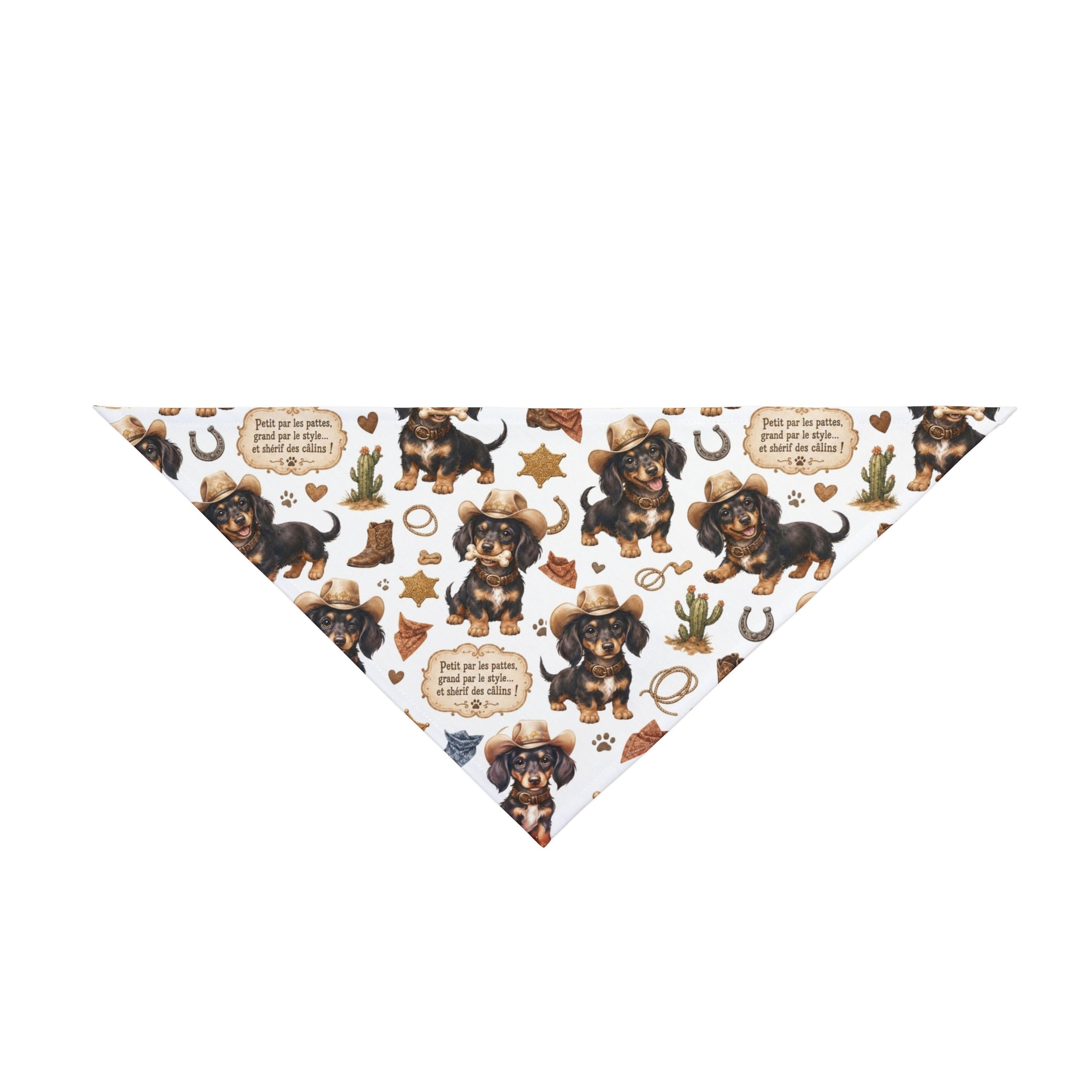 Bandana Teckel - Pattern Teckel Cowboy