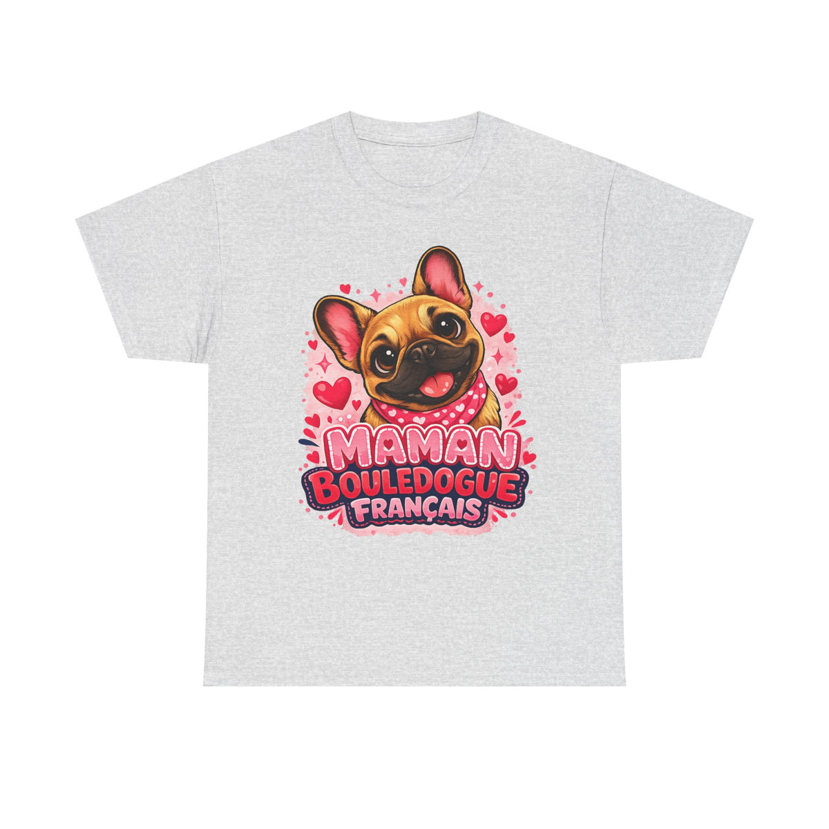T-Shirt Femme Bouledogue Français – Maman Frenchie Cadeau