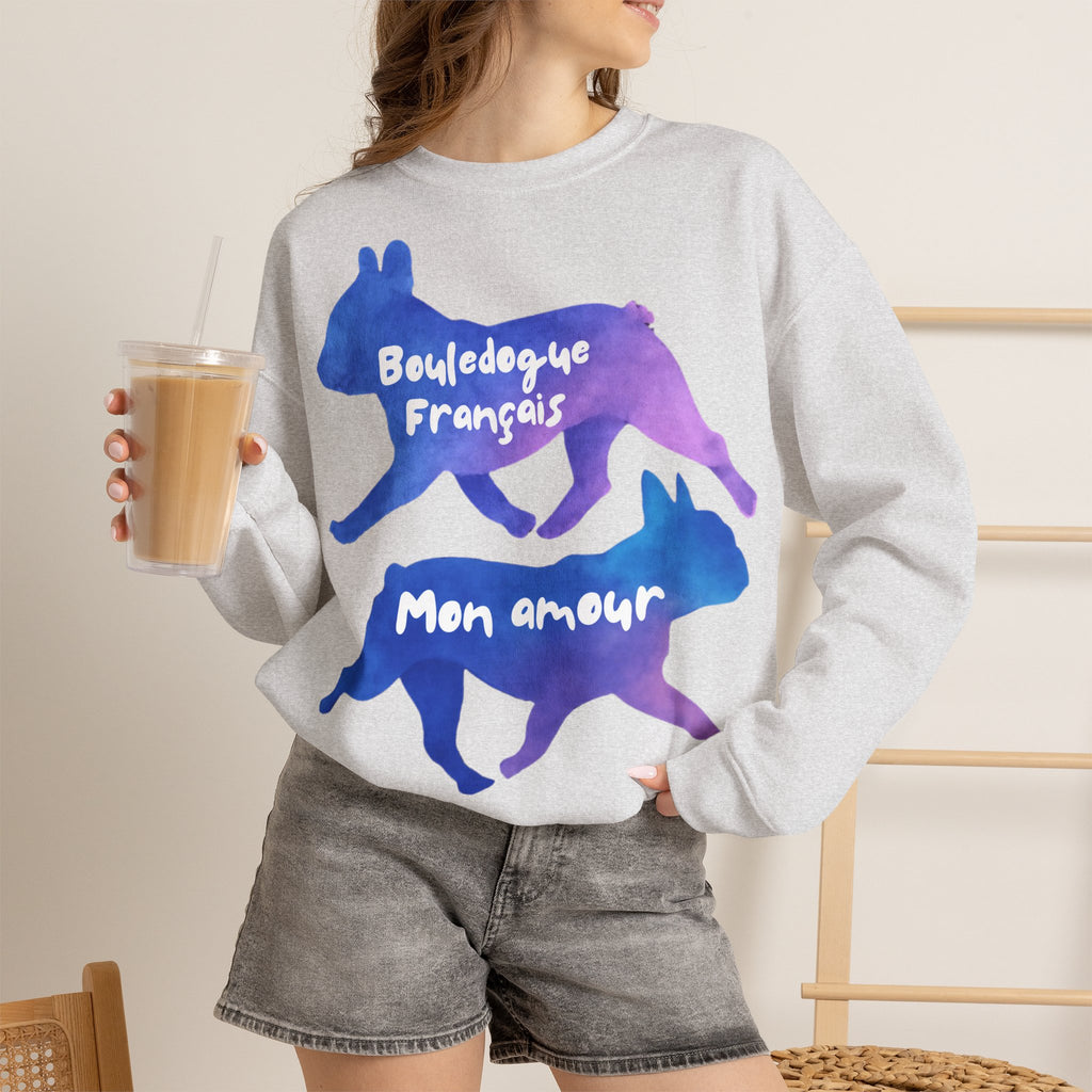 Sweatshirt Bouledogue Français – Bouledogue Français Mon Amour