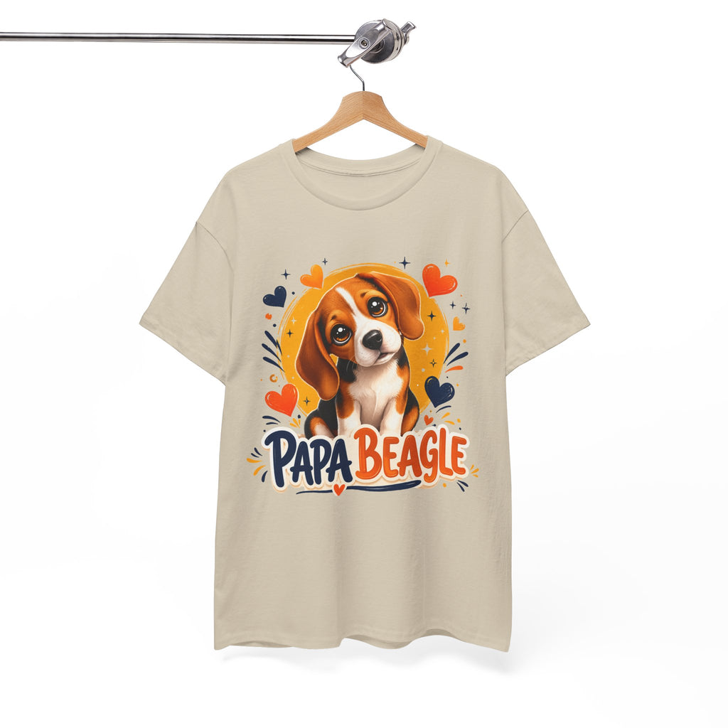 T-Shirt Homme Beagle – Papa Beagle Cadeau Fête des Pères