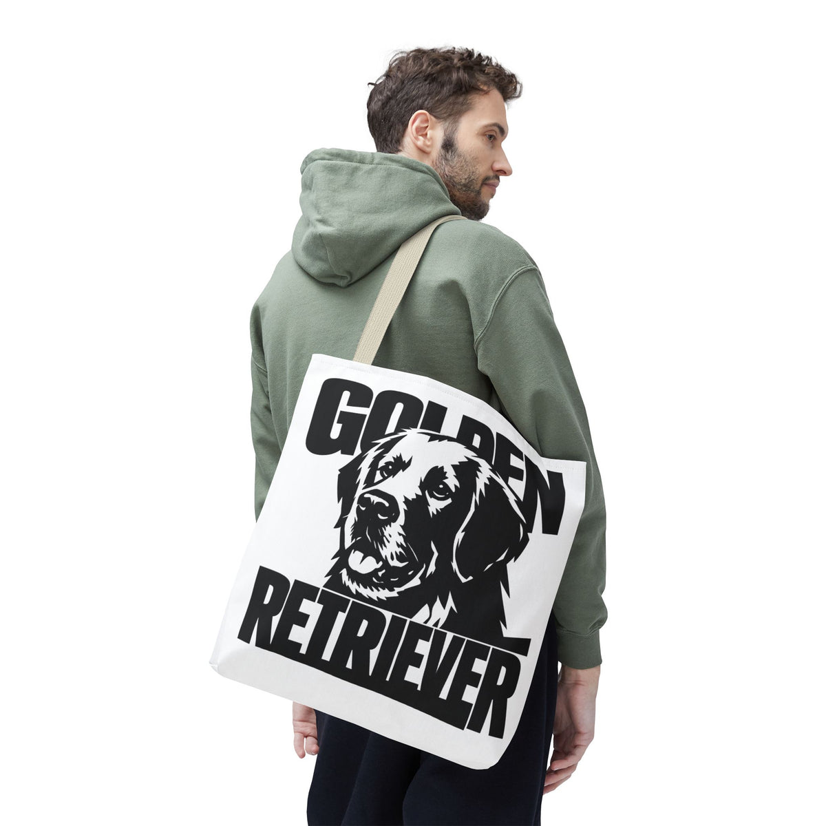 Tote Bag Golden Retriever – Sac Fourre-Tout Chien Golden Retriever