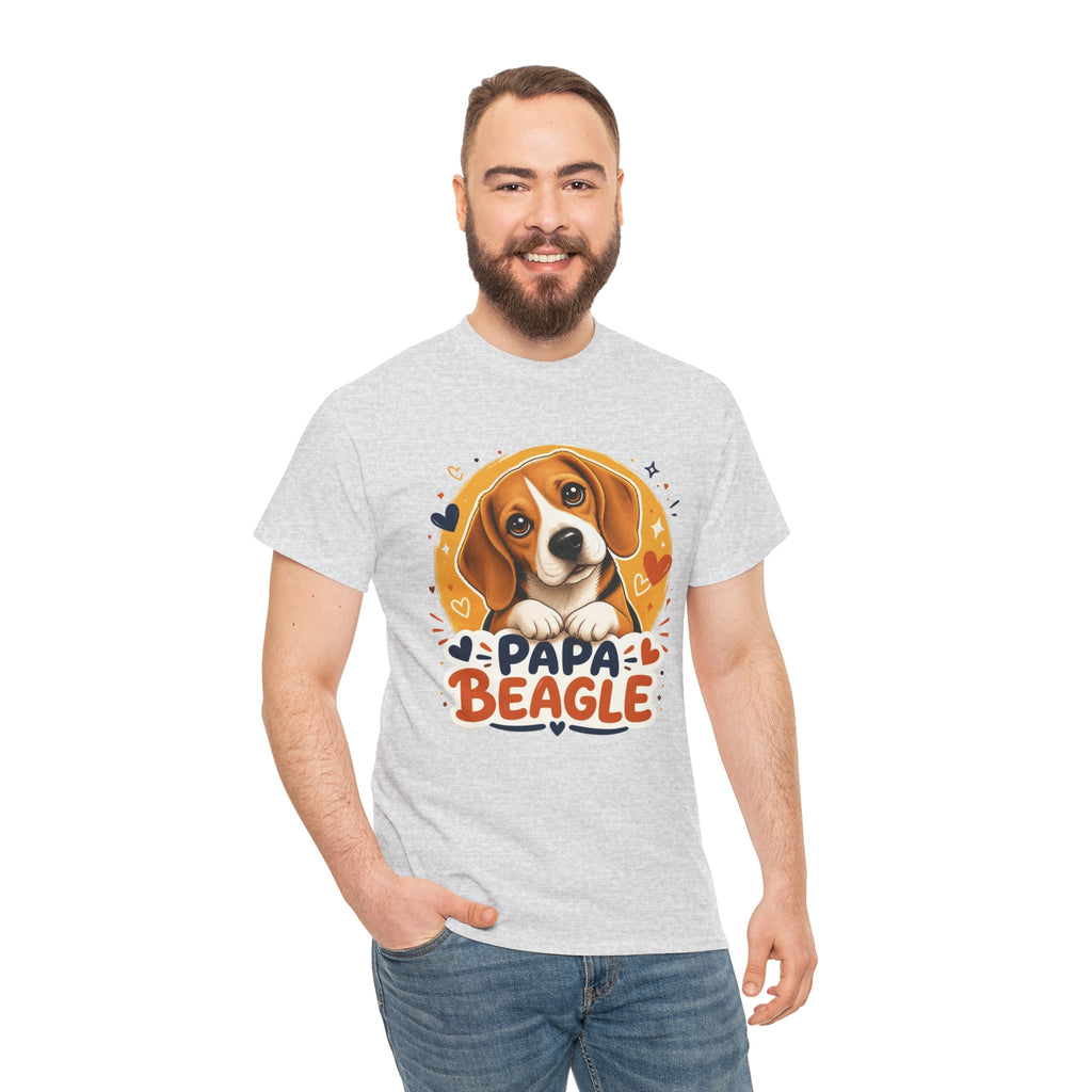 T-Shirt Homme Beagle – Papa Beagle Graphique