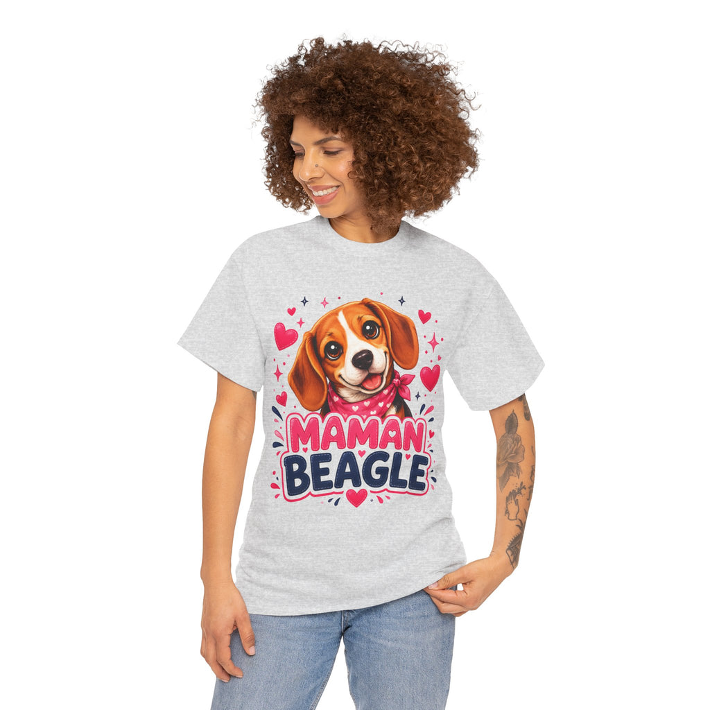 T-Shirt Femme Beagle – Maman Beagle Cadeau