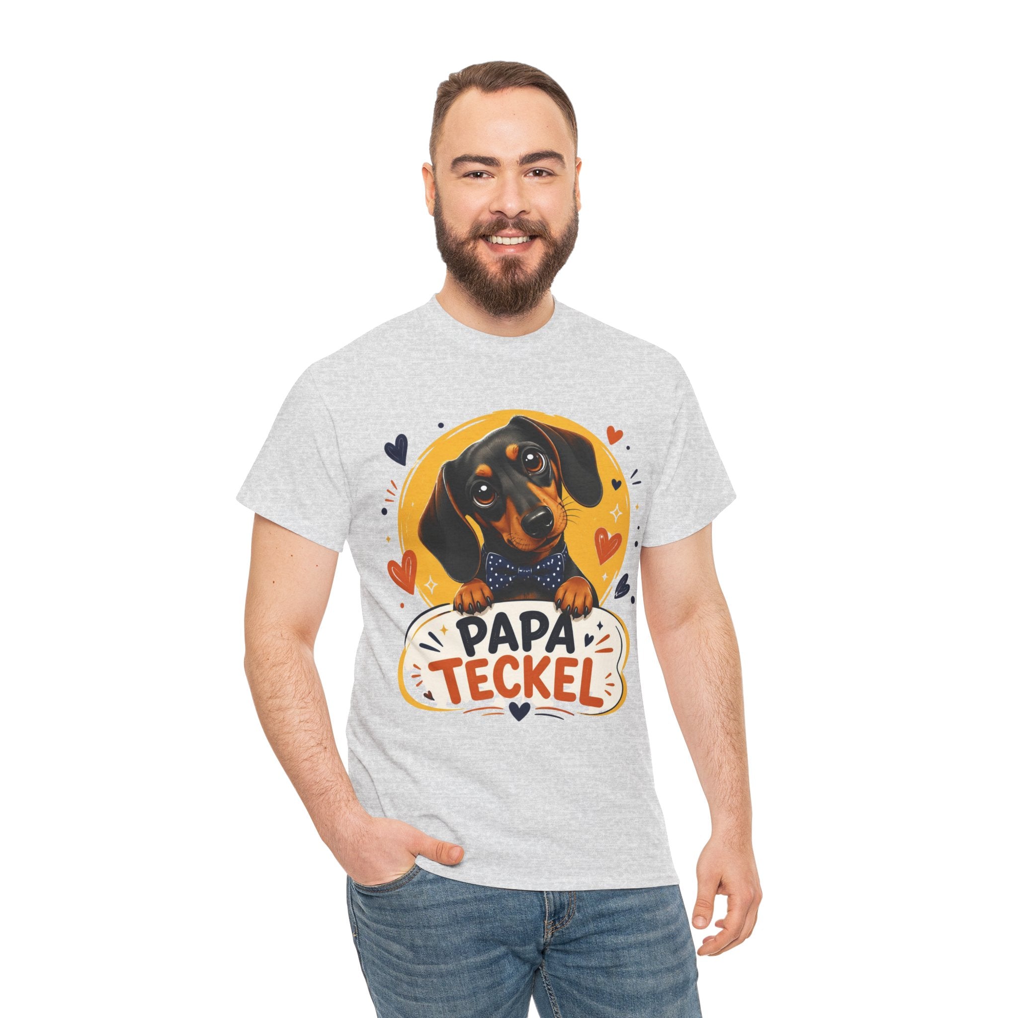 T-Shirt Homme Teckel – Papa Teckel Cadeau