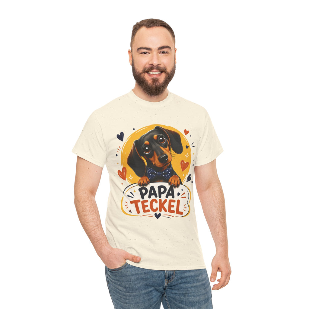 T-Shirt Homme Teckel – Papa Teckel Cadeau