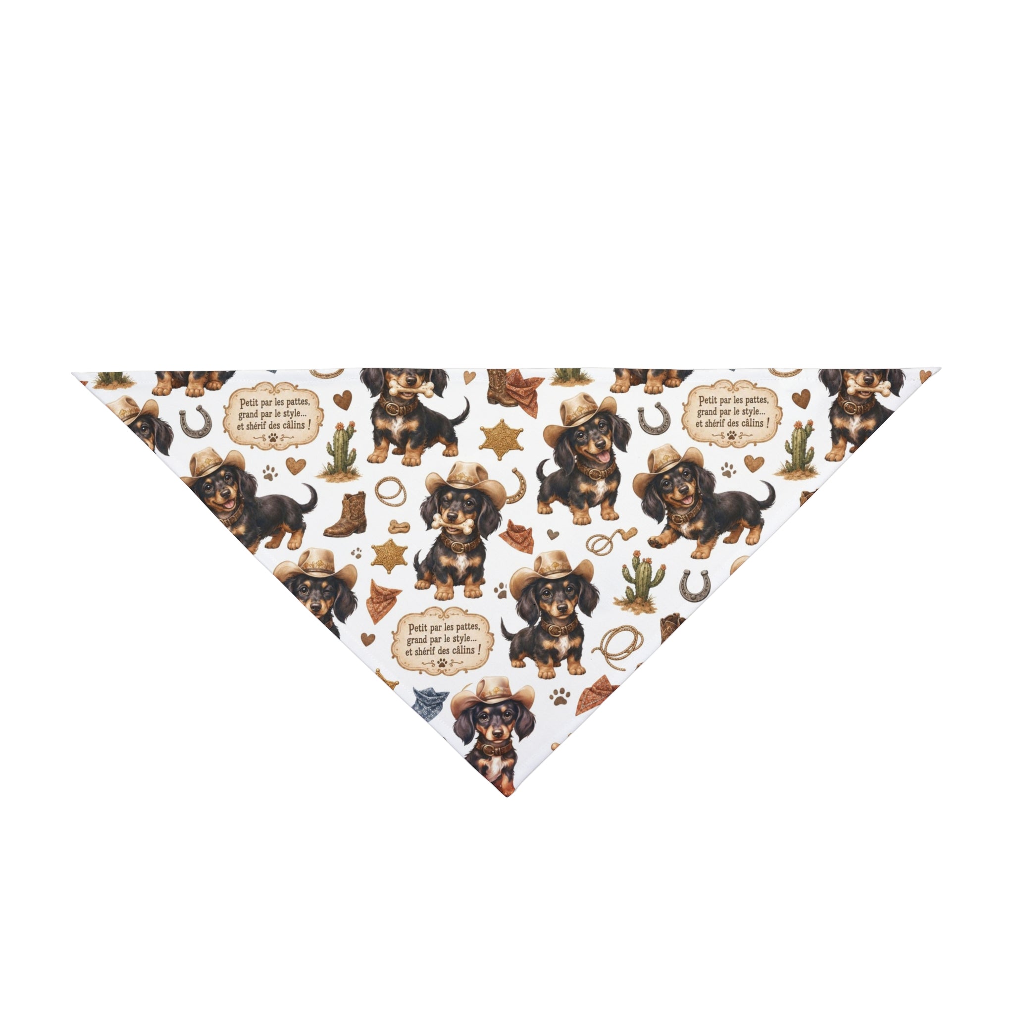 Bandana Teckel - Pattern Teckel Cowboy