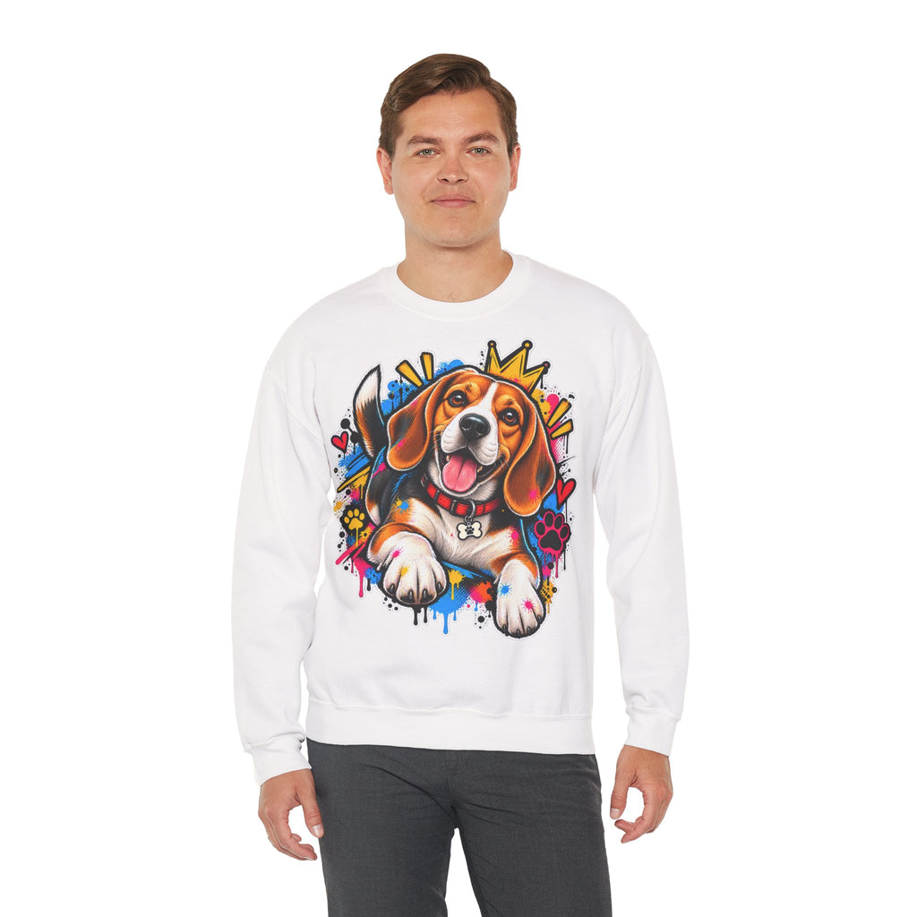 Sweatshirt Beagle – Beagle Coloré Graffiti