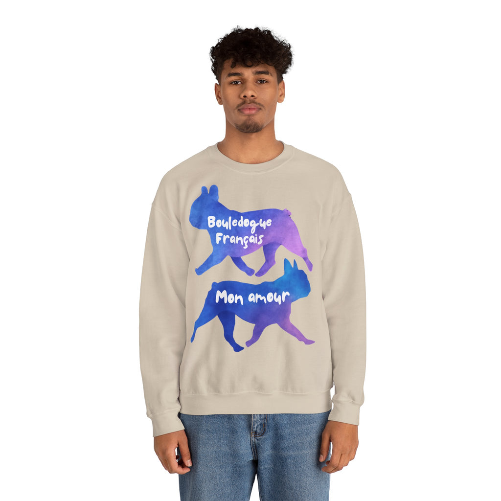 Sweatshirt Bouledogue Français – Bouledogue Français Mon Amour