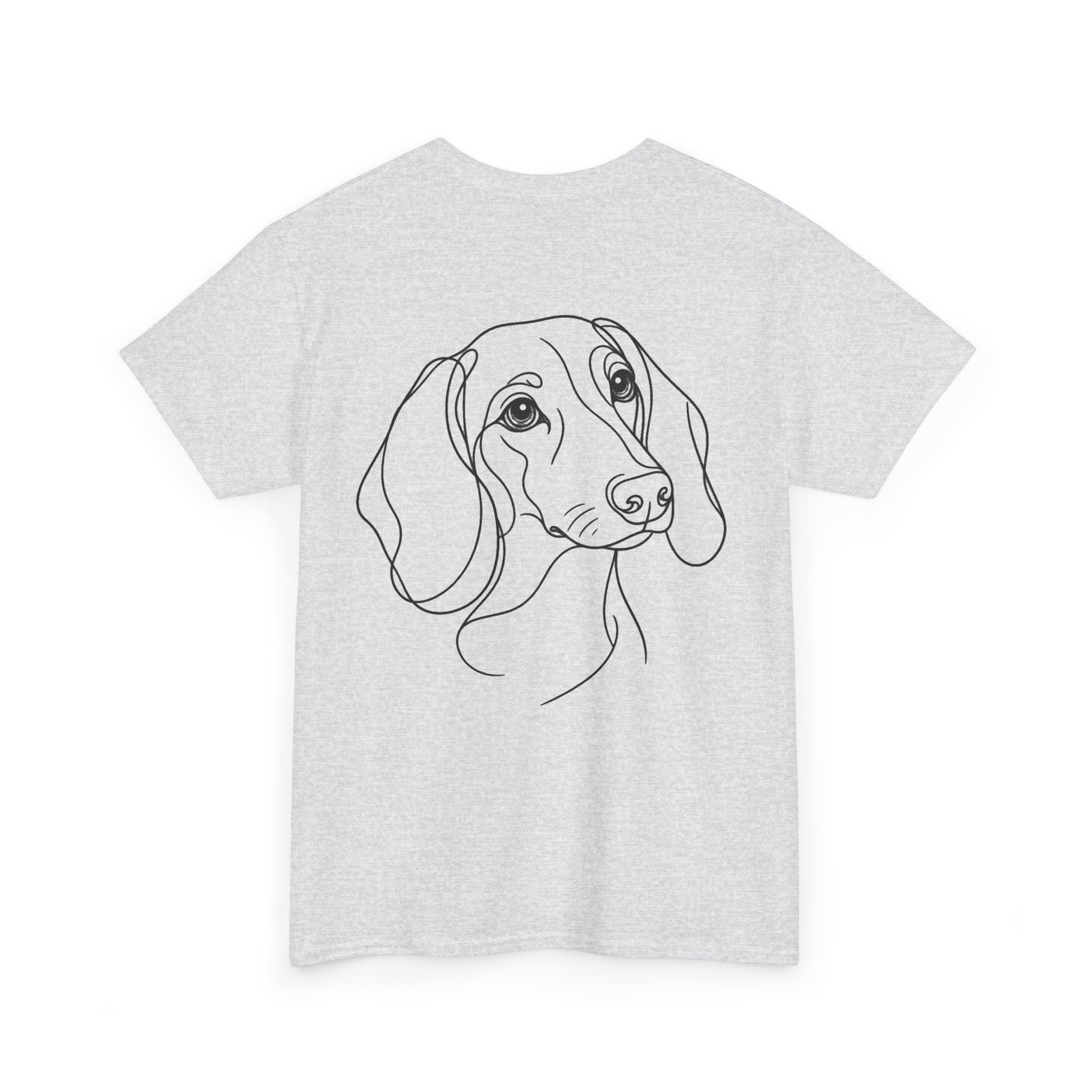 T-Shirt Teckel – Illustration Trait Recto Verso