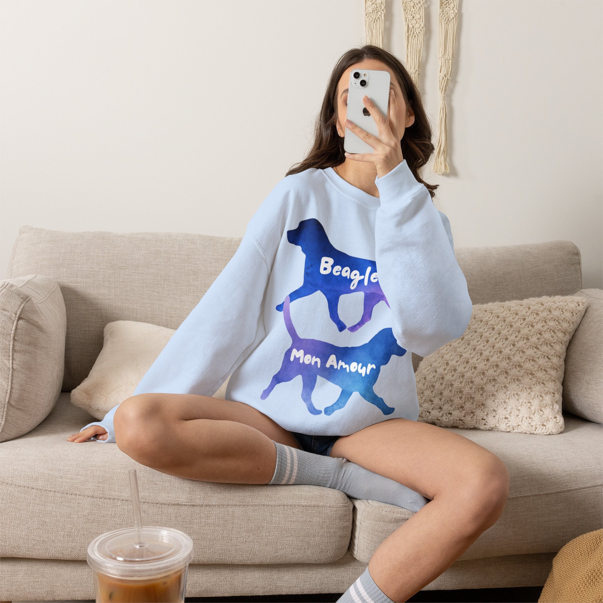 Sweatshirt Beagle – Beagle Mon Amour Cadeau Amoureux Chien