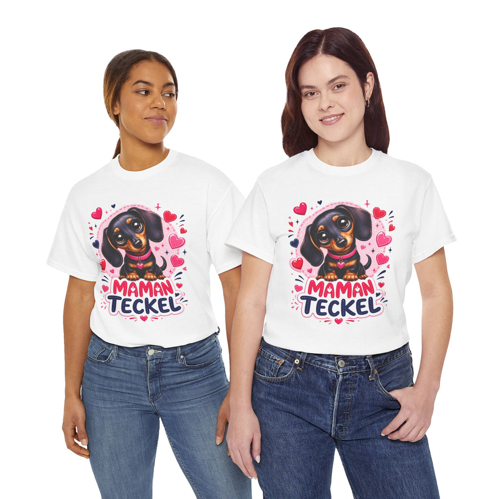 T-Shirt Femme Teckel – Maman Teckel Cadeau