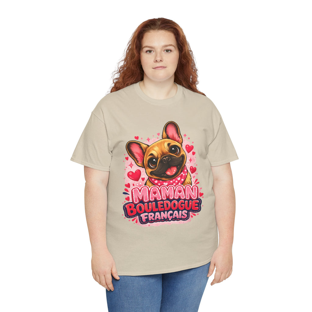 T-Shirt Femme Bouledogue Français – Maman Frenchie Cadeau