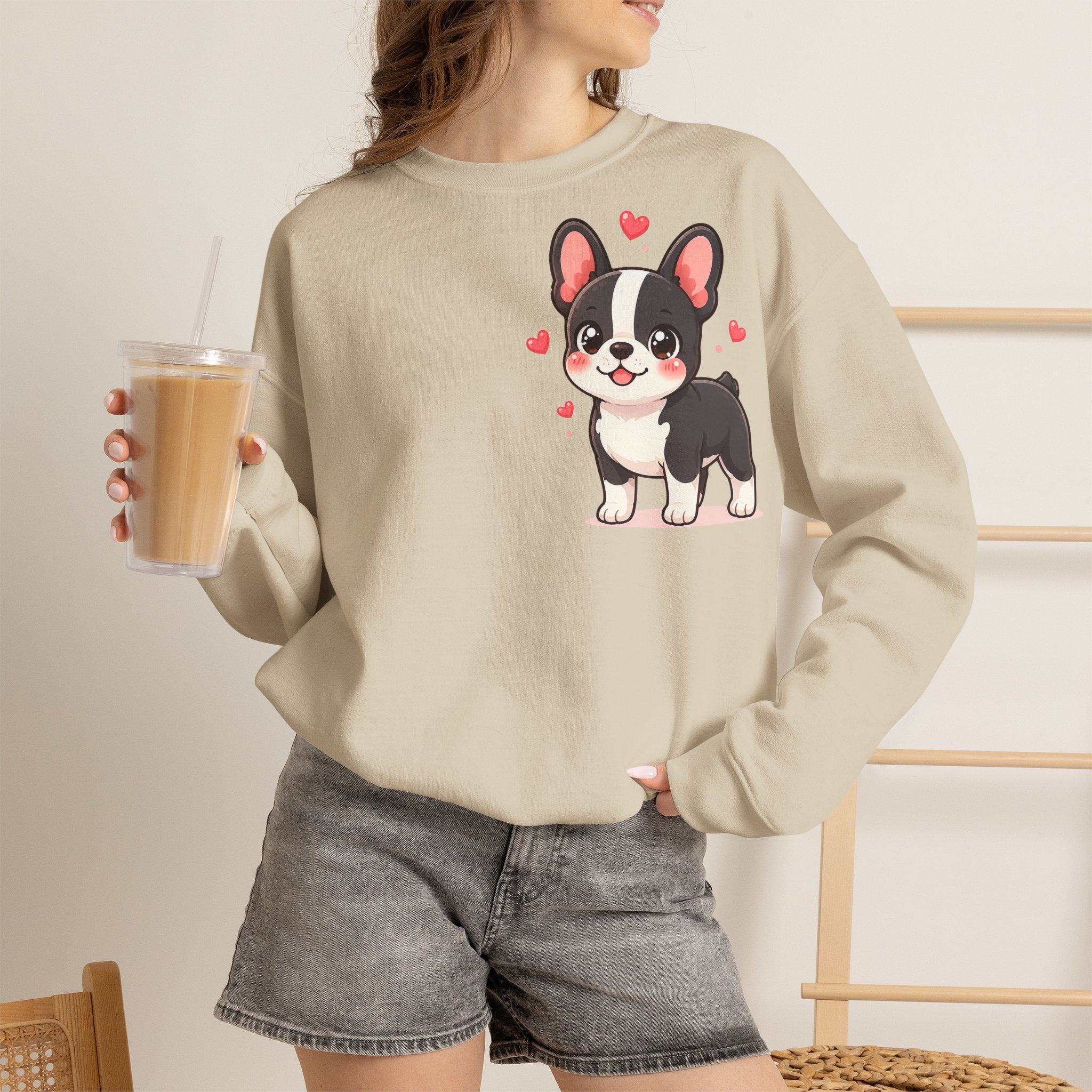 Sweatshirt Bouledogue Français – Frenchie Love Cadeau