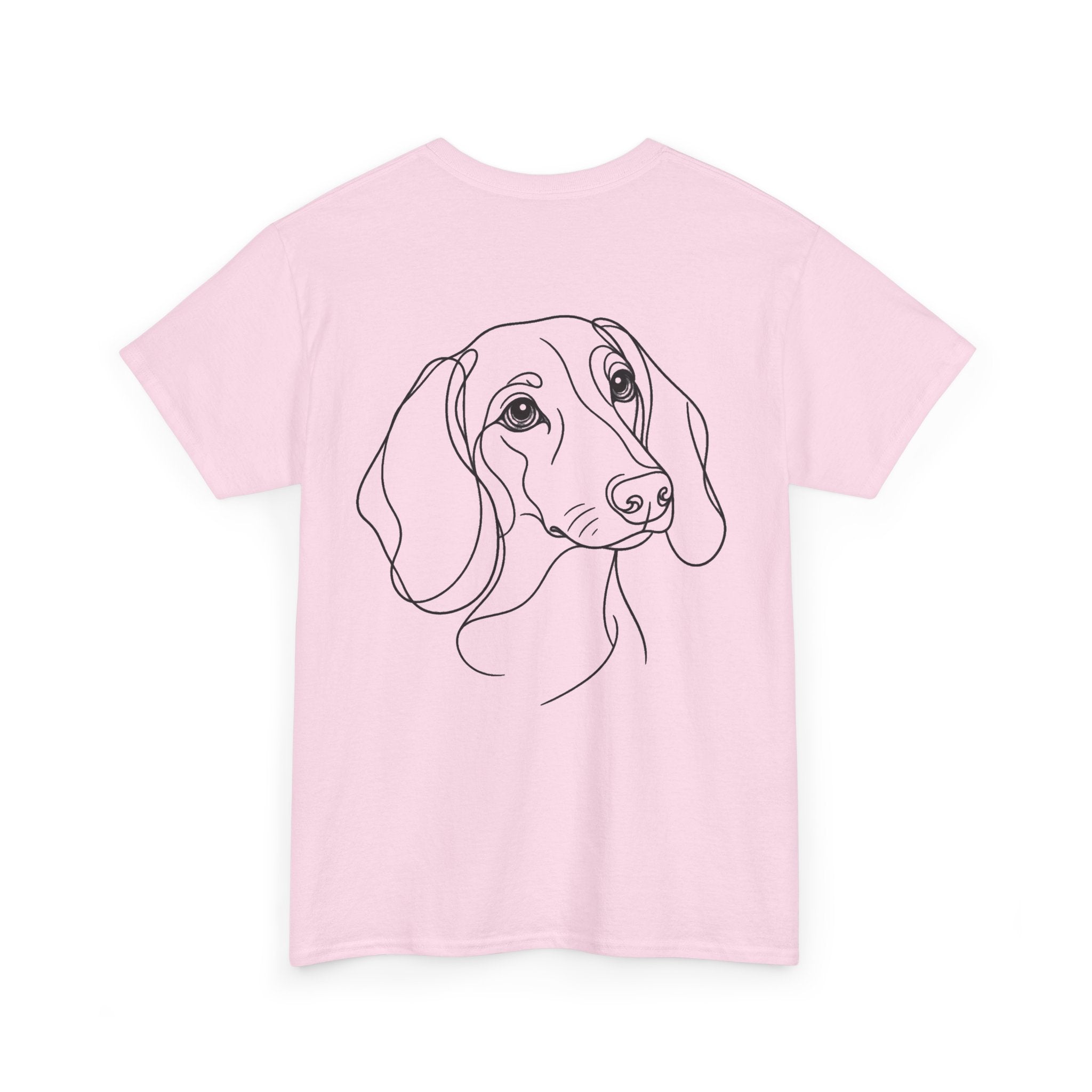 T-Shirt Teckel – Illustration Trait Recto Verso