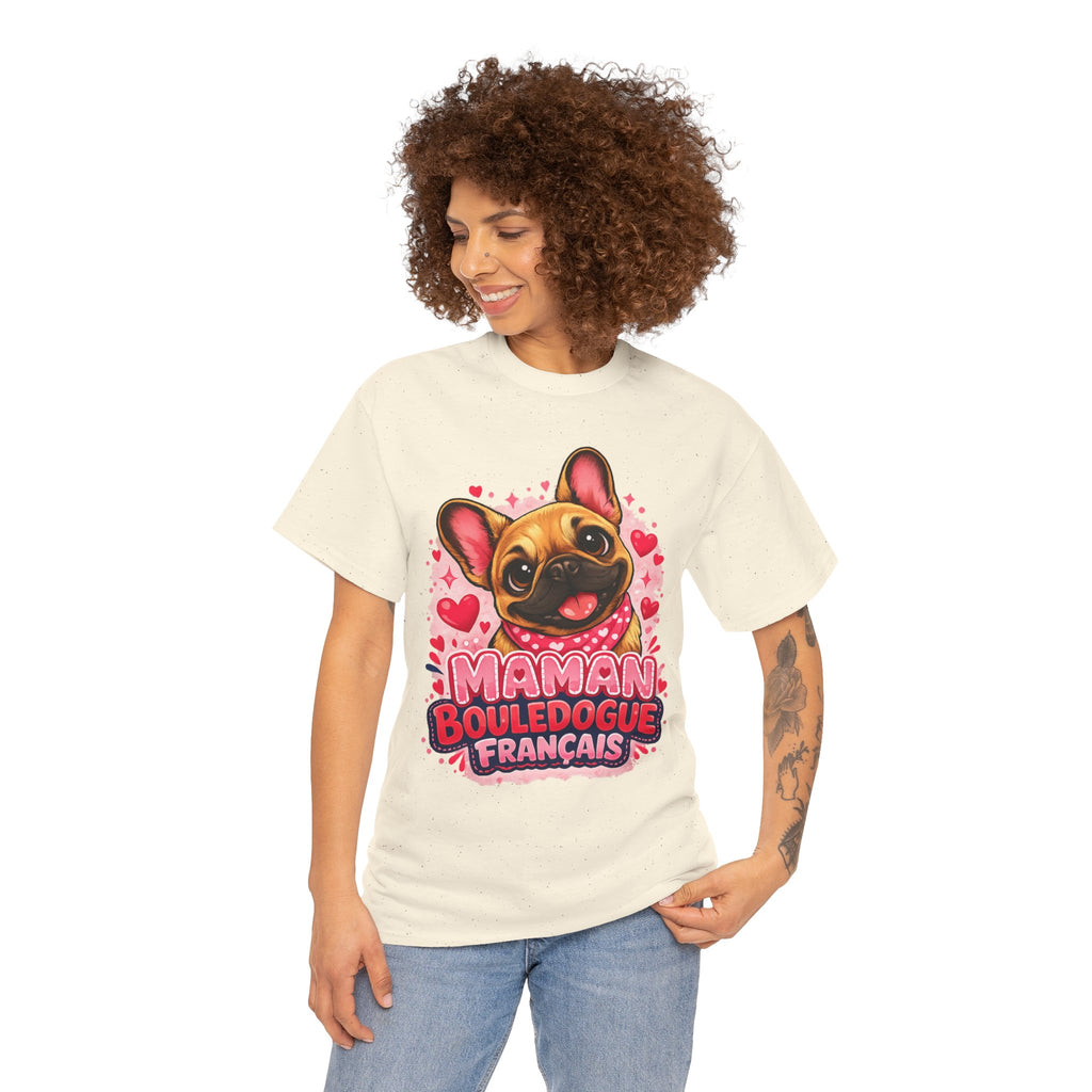 T-Shirt Femme Bouledogue Français – Maman Frenchie Cadeau