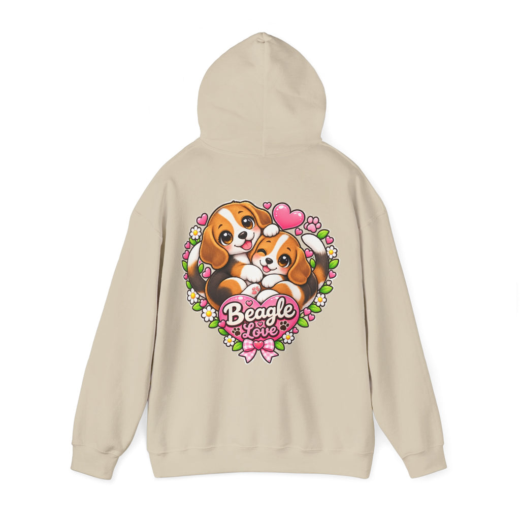 Sweatshirt à Capuche Beagle – Beagle Love Recto Verso