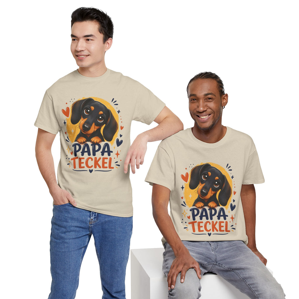 T-Shirt Homme Teckel – Papa Teckel Graphique