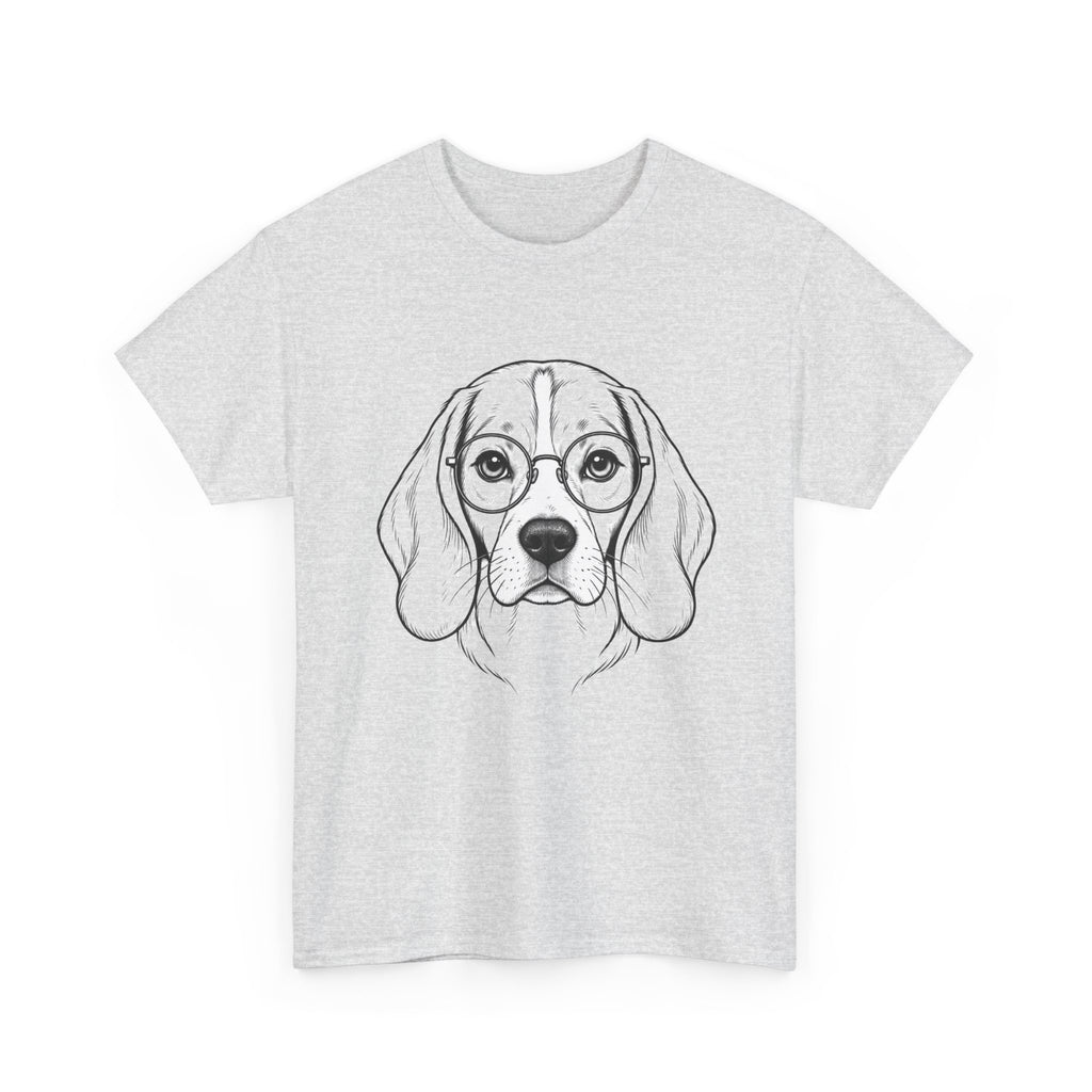 T-Shirt Beagle Humour – Portrait Beagle à Lunettes