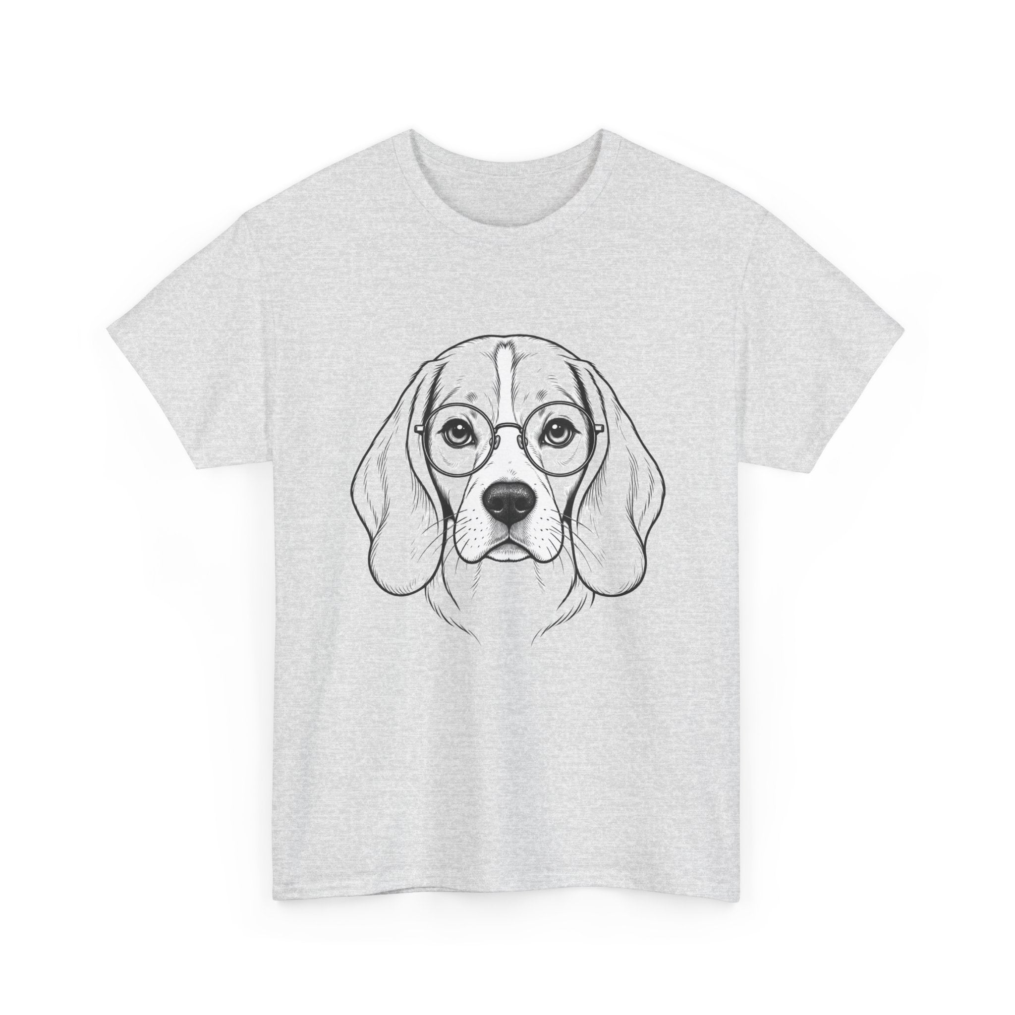 T-Shirt Beagle Humour – Portrait Beagle à Lunettes