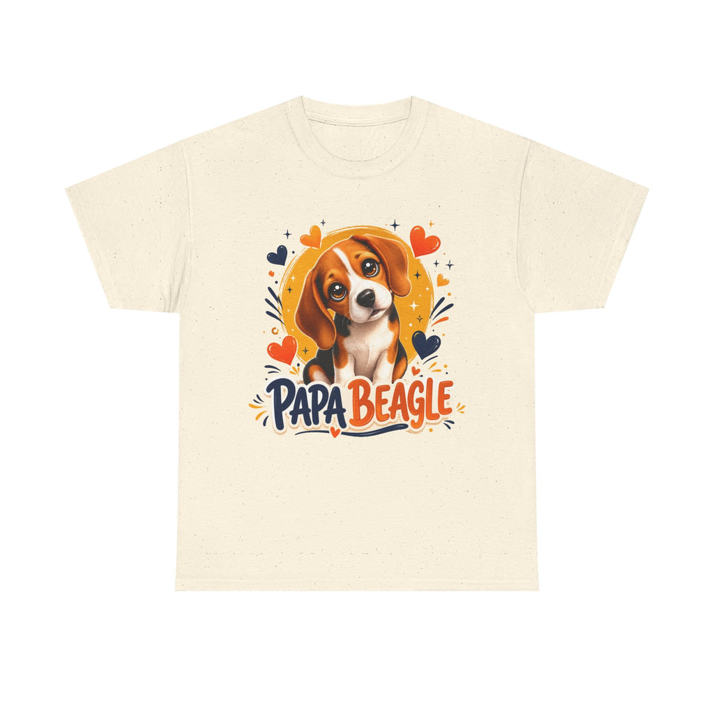 T-Shirt Homme Beagle – Papa Beagle Cadeau Fête des Pères