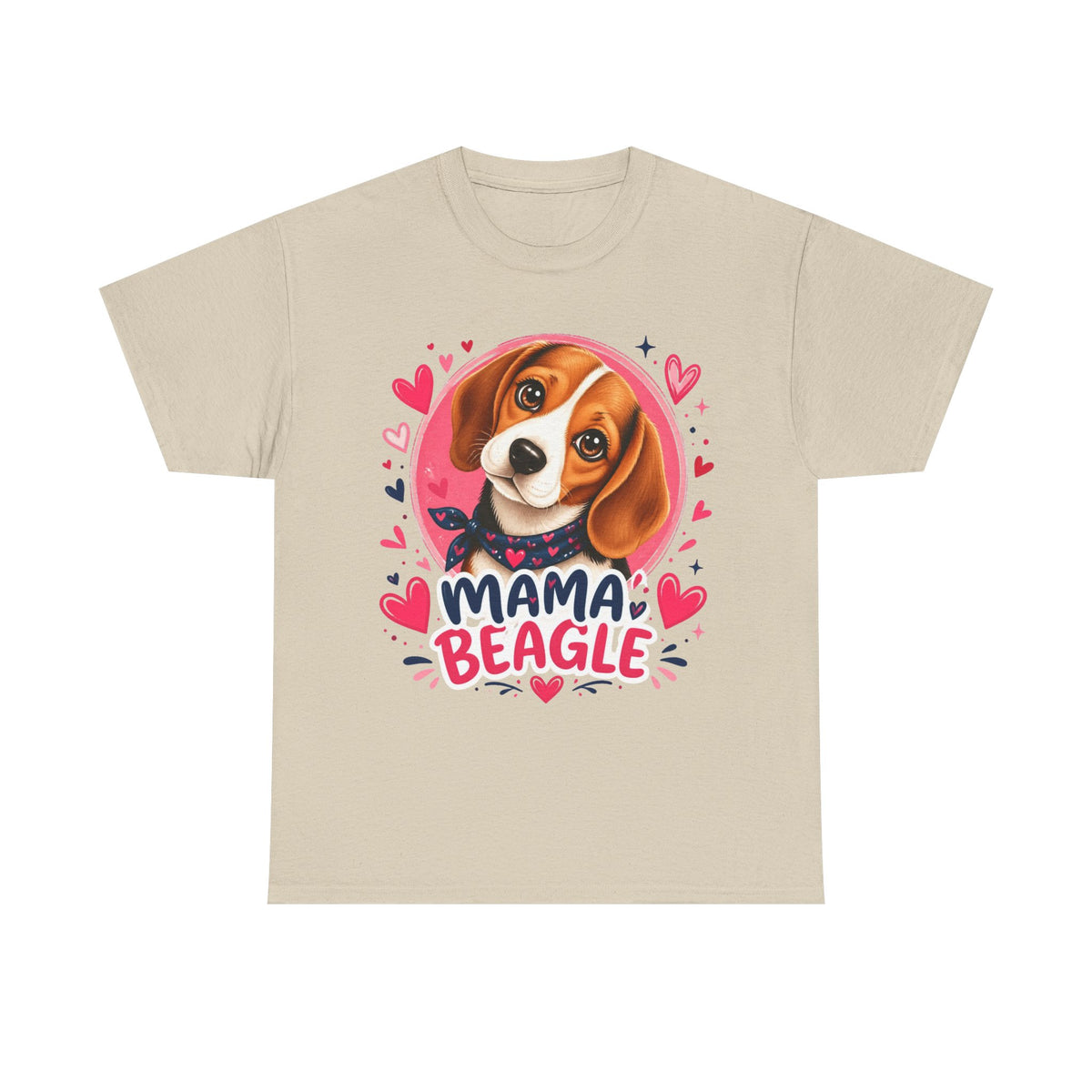 T-Shirt Femme Beagle – Maman Beagle Graphique
