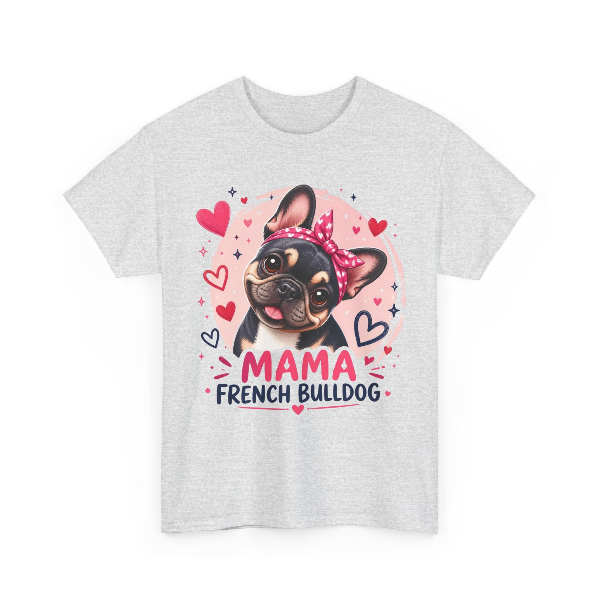 T-Shirt Femme Bouledogue Français – Mama Frenchie Graphique