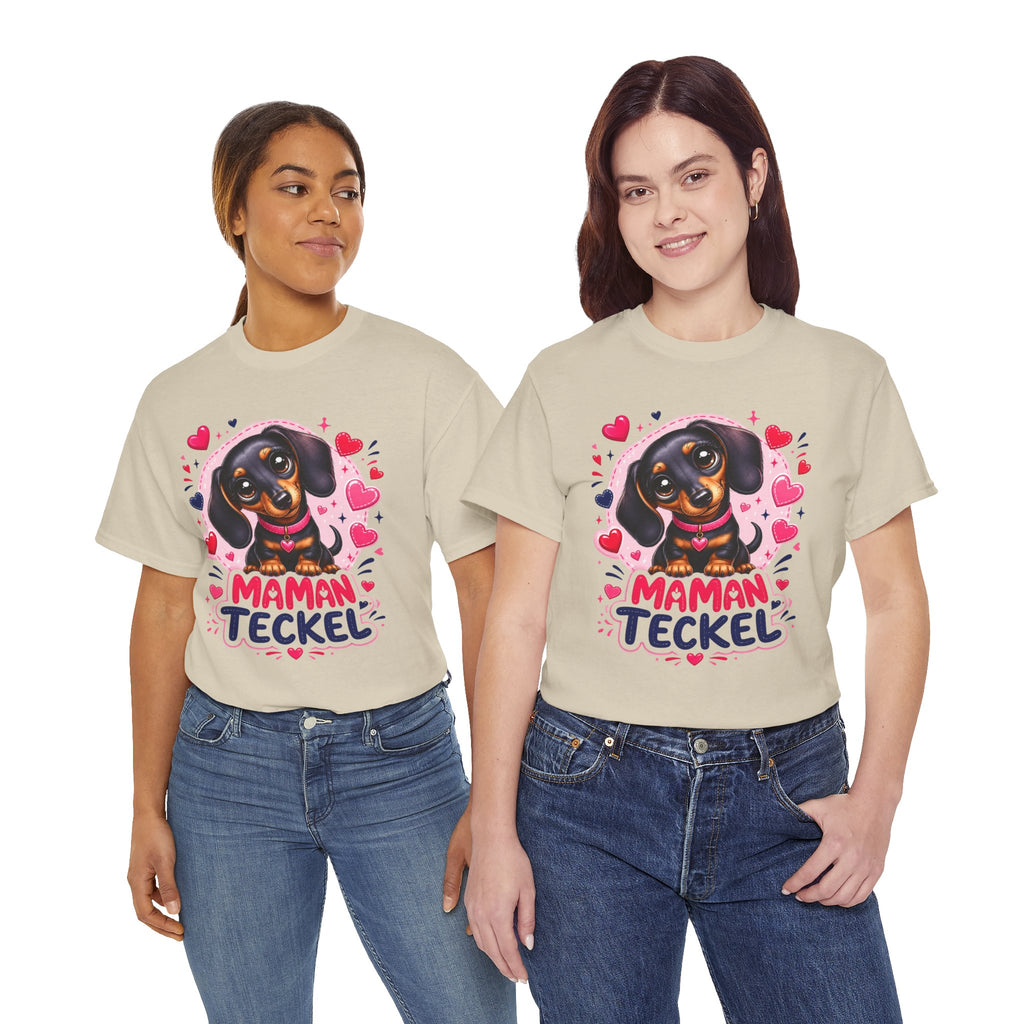 T-Shirt Femme Teckel – Maman Teckel Cadeau