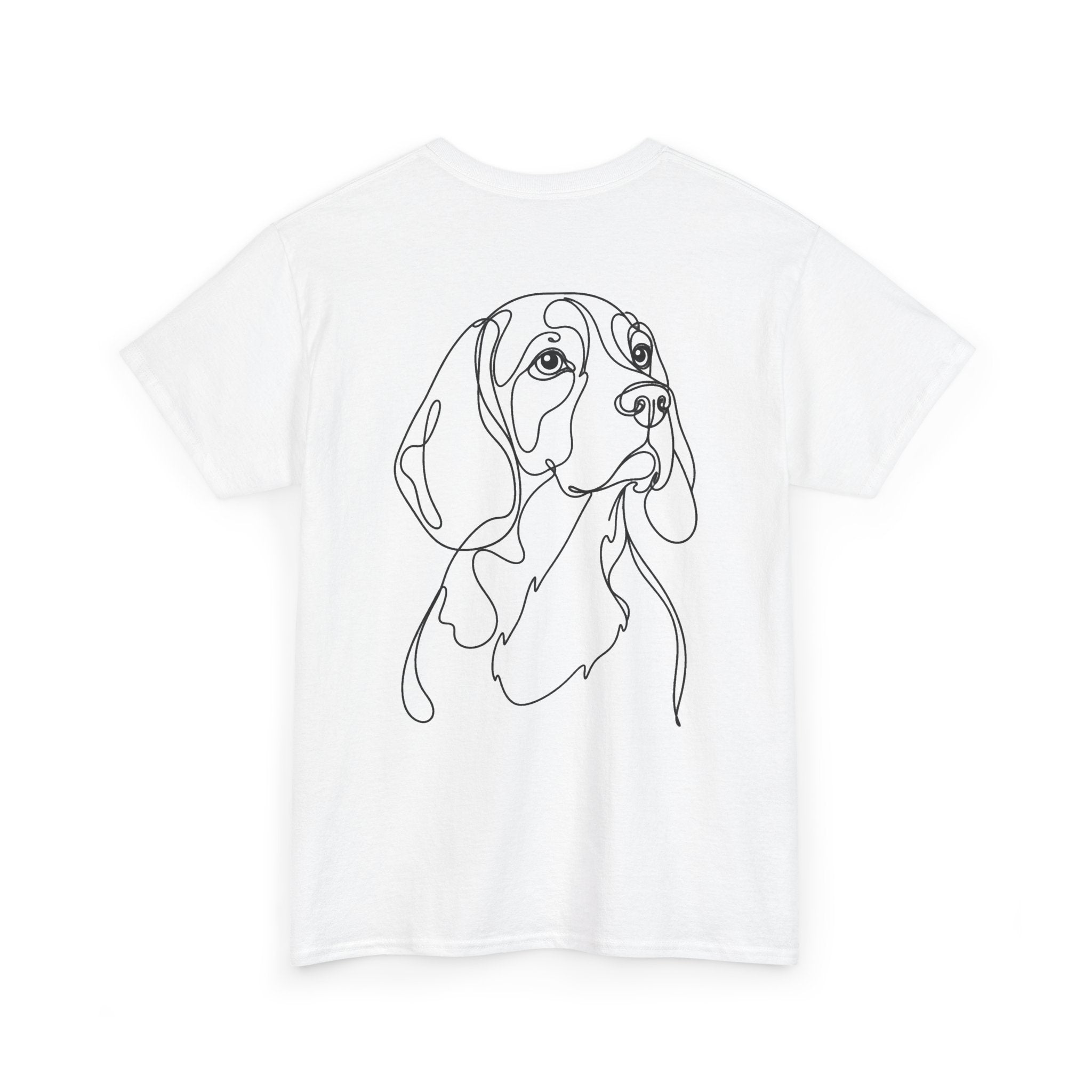 T-Shirt Beagle – Illustration Trait Recto Verso