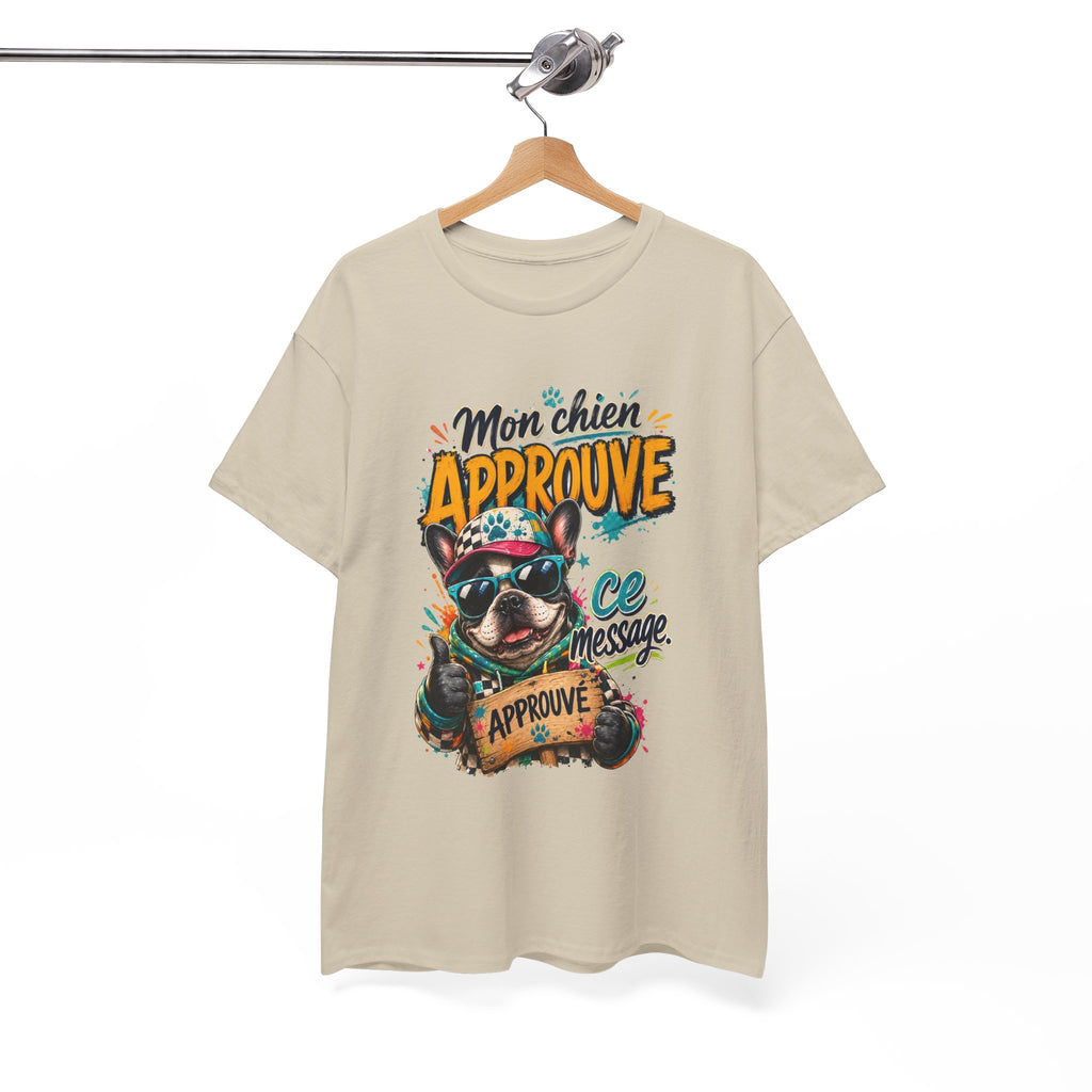 French Bulldog Mon chien approuve ce message Cute Dog Lover Shirt