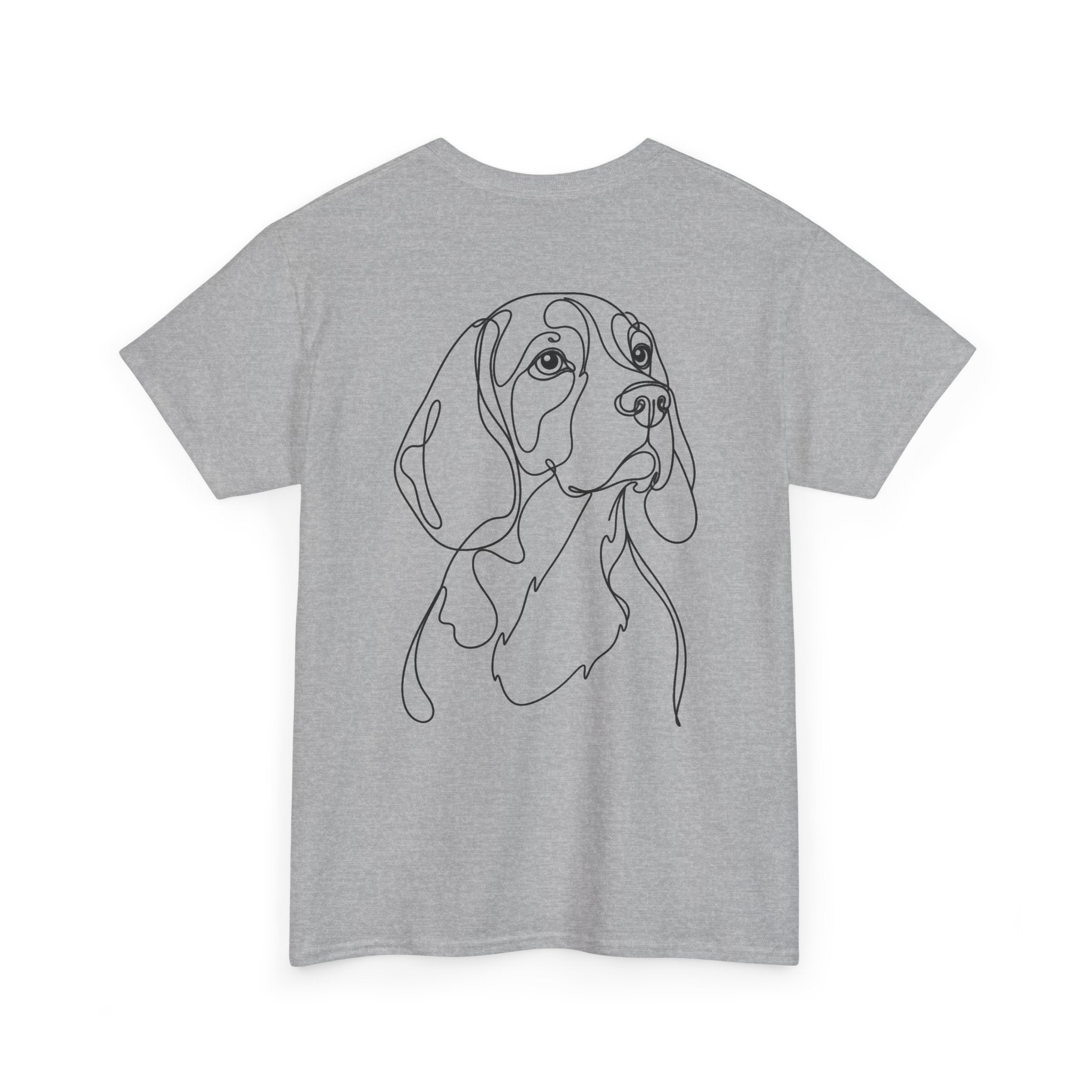T-Shirt Beagle – Illustration Trait Recto Verso