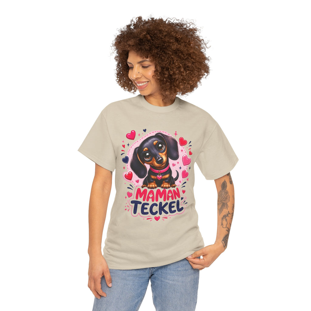 T-Shirt Femme Teckel – Maman Teckel Cadeau
