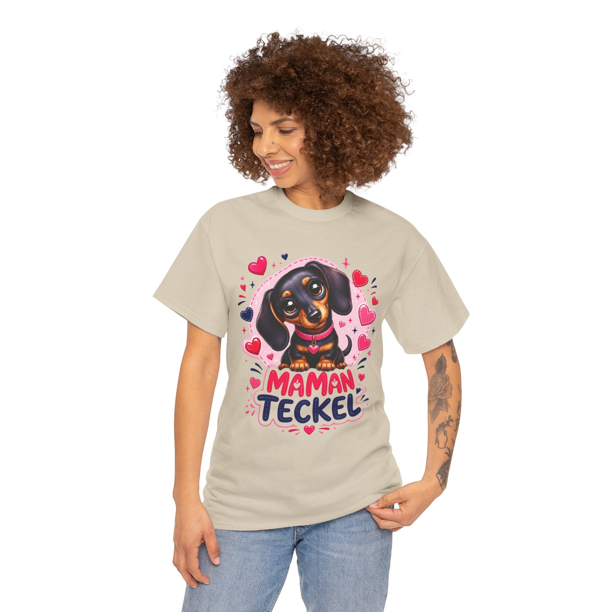 T-Shirt Femme Teckel – Maman Teckel Cadeau