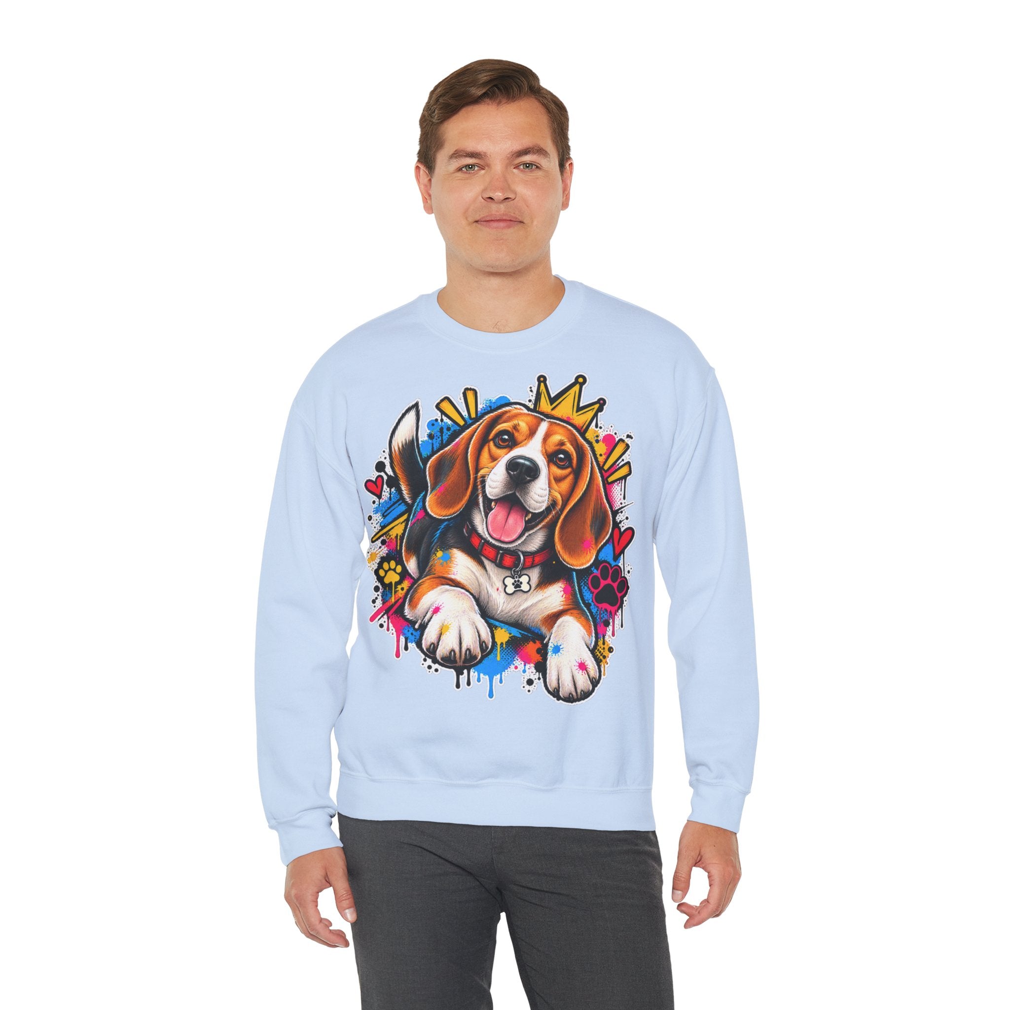 Sweatshirt Beagle – Beagle Coloré Graffiti