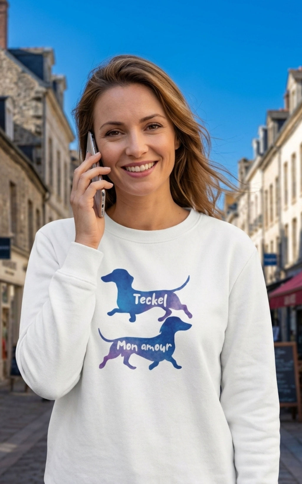 Sweatshirt Teckel – Teckel Mon Amour
