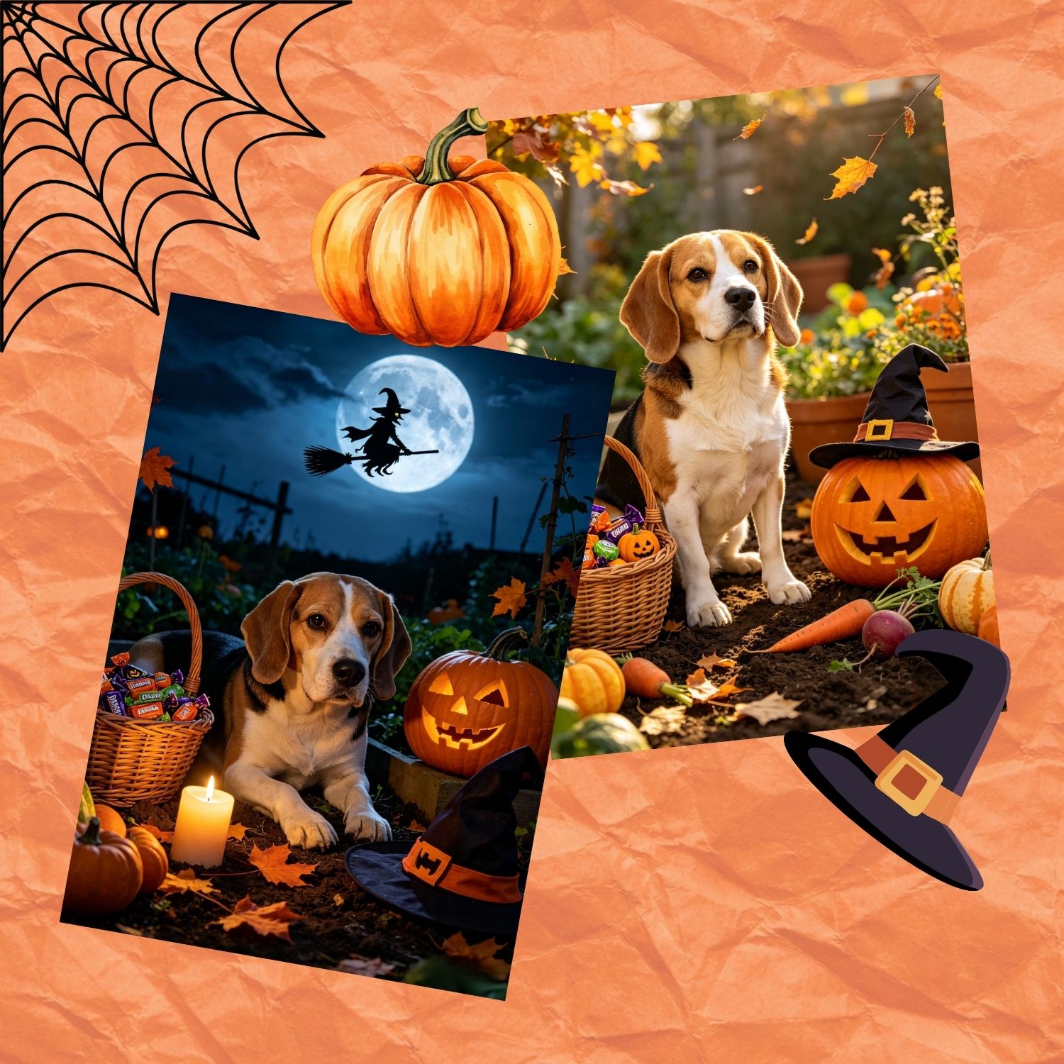 Pack 30 Photos JPEG Beagle Halloween