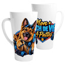 Mug céramique blanc Berger Allemand 17 oz - Mon coach de vie