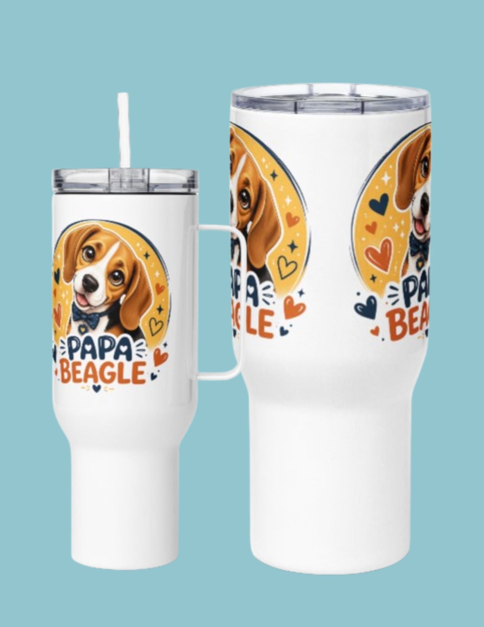 Mug avec anse Beagle - Papa Beagle