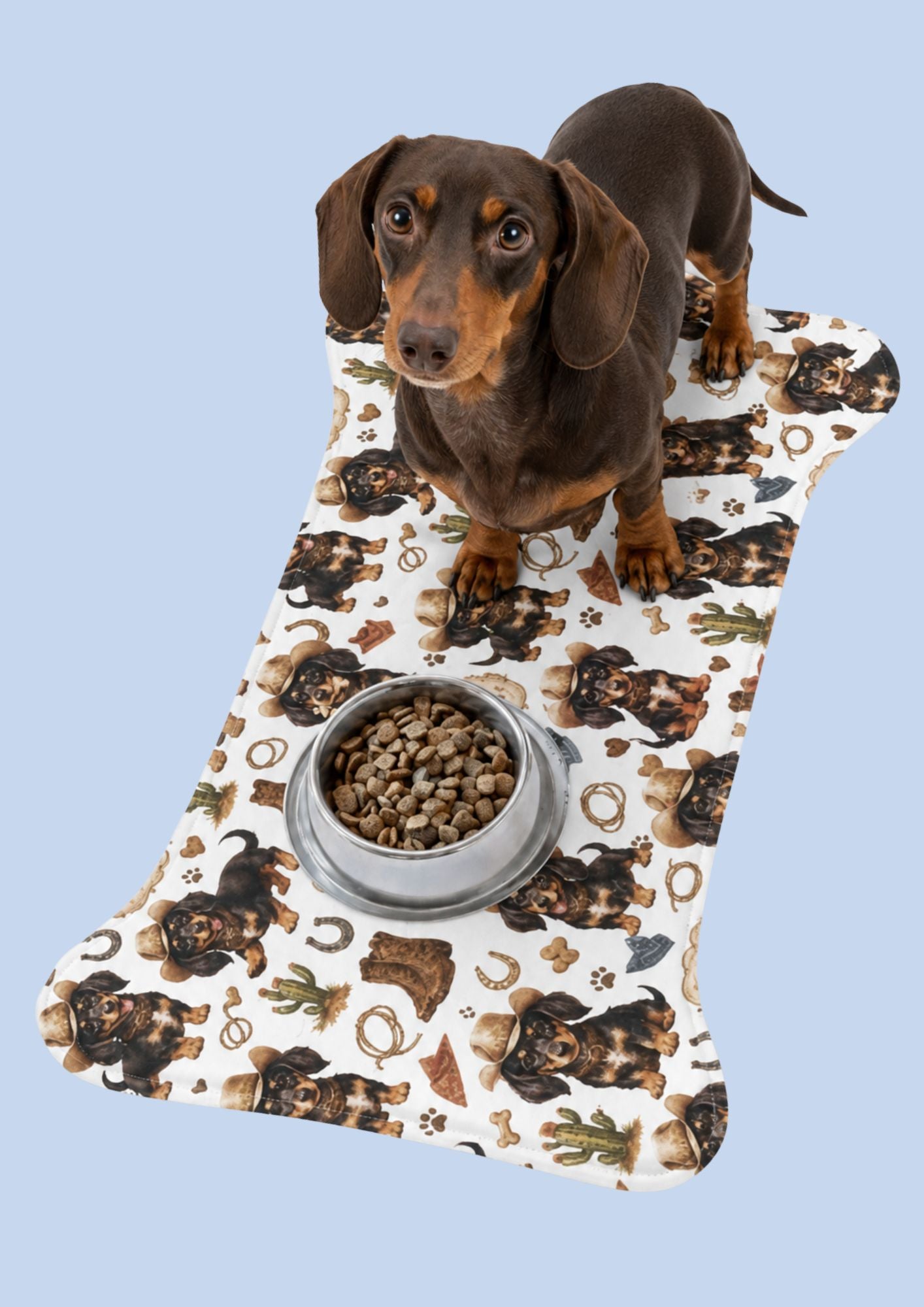 Tapis nourriture Teckel - Teckel Cowboy