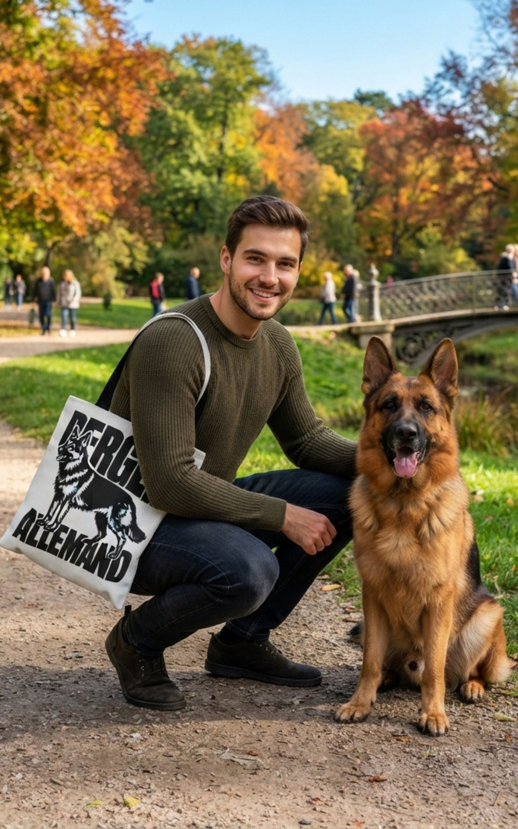 Tote Bag Berger Allemand – Sac Fourre-Tout Chien Berger Allemand