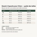 Sweat à capuche pour chien Teckel