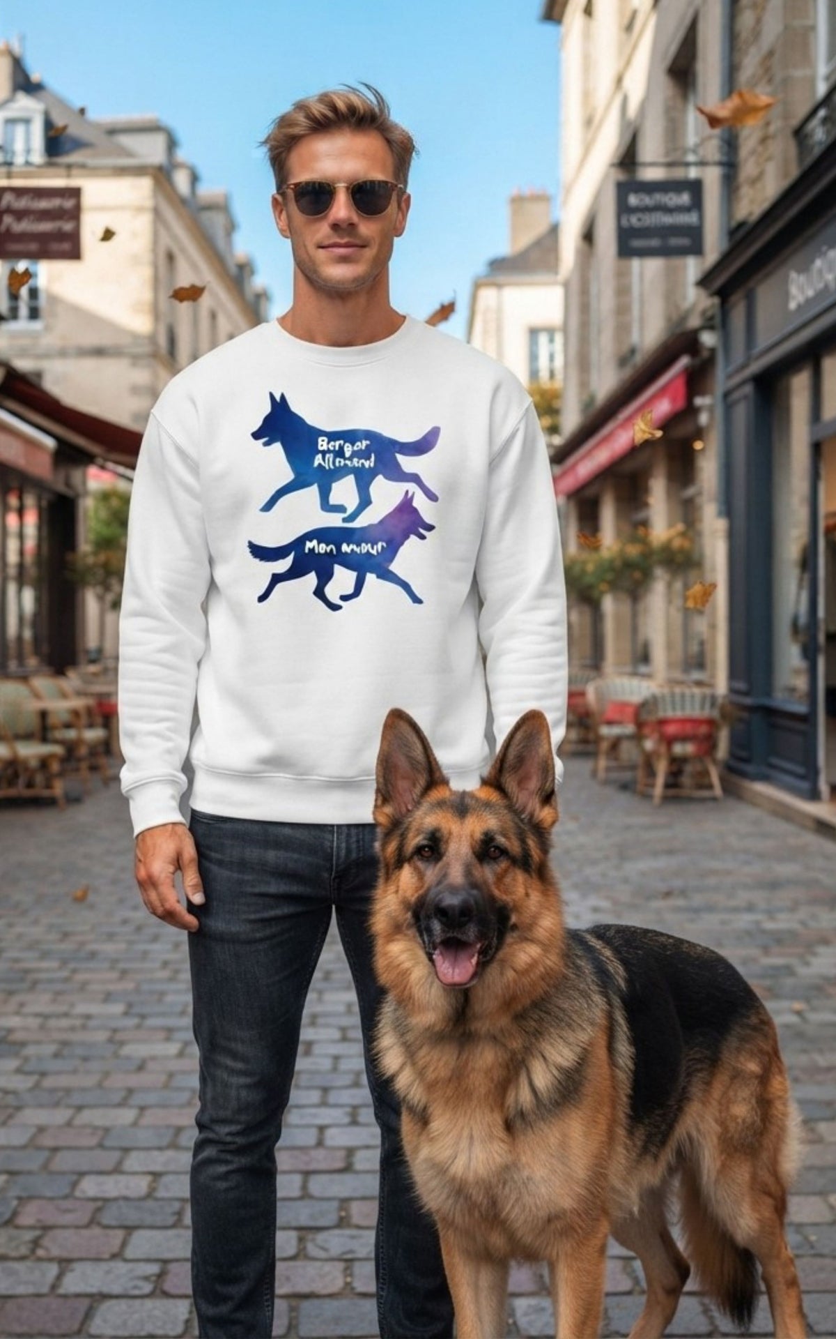 Sweatshirt Berger Allemand – Berger Allemand Mon Amour